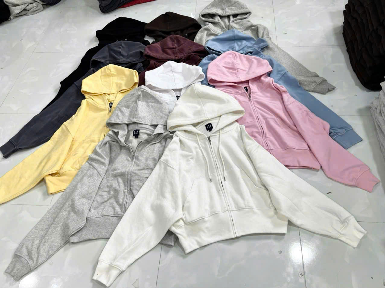 HK24 Áo khoác nỉ có nón ( HỒNG )