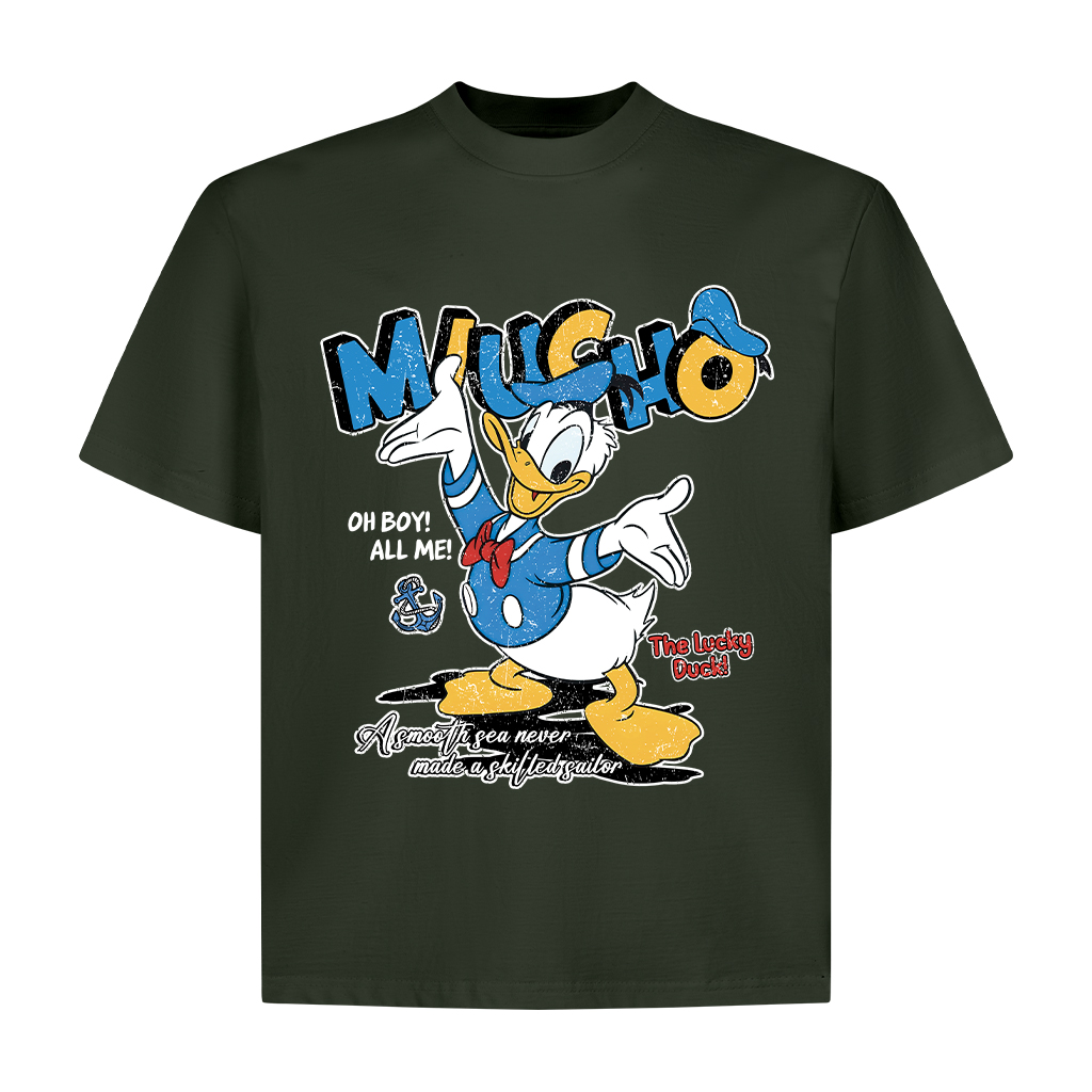 Áo thun boxy in mix AXD2367 Miucho chất vải cotton 2 chiều mềm mại thoáng mát dày dặn