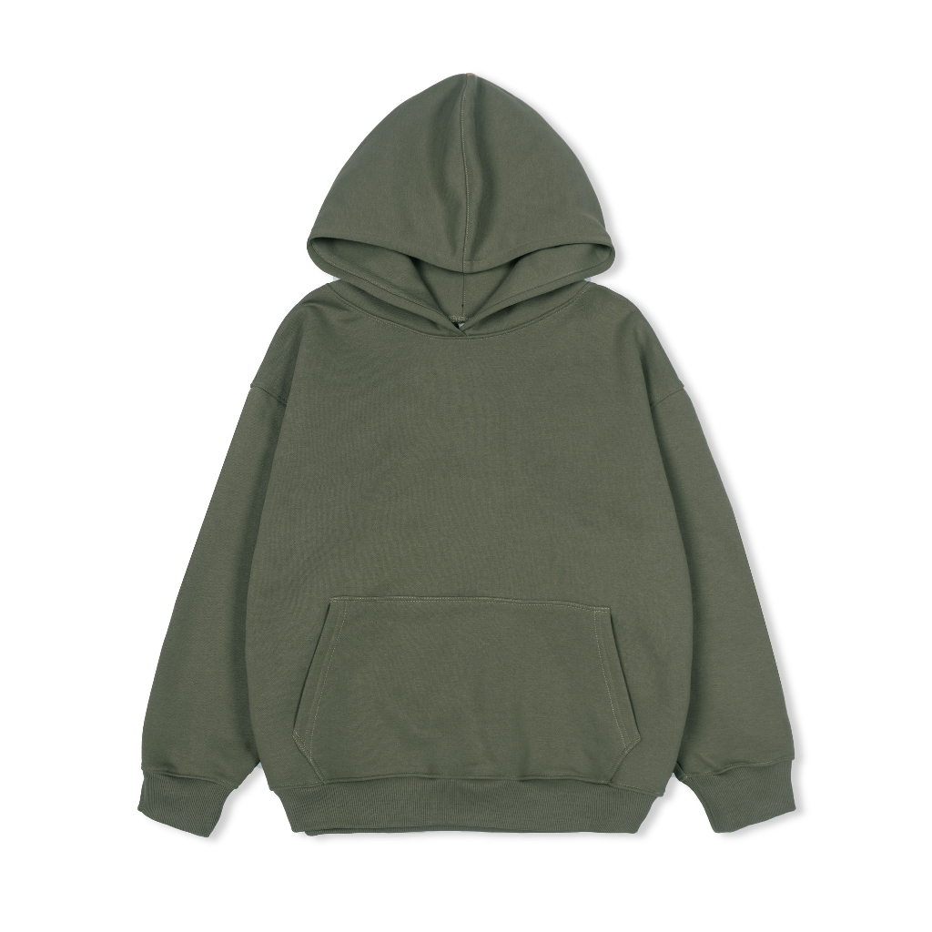 Áo hoodie trơn nữ form rộng HDT01 Miucho chân cua dày dặn in basic_thumbnail_10