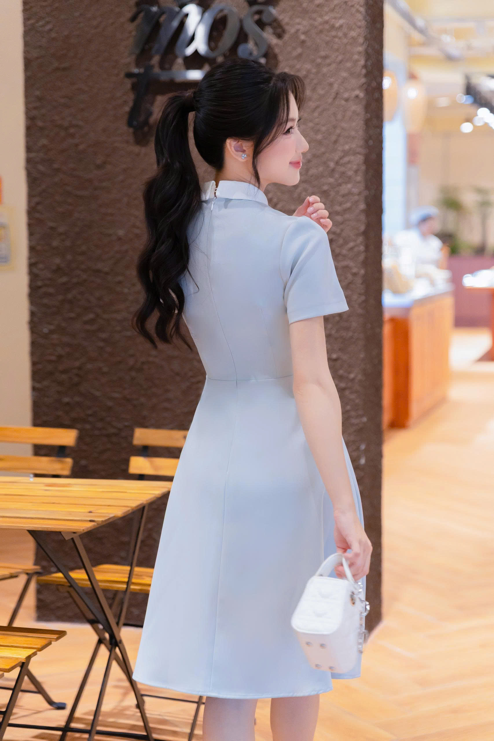 Váy dáng xòe cổ đức cúc bọc_thumbnail_1