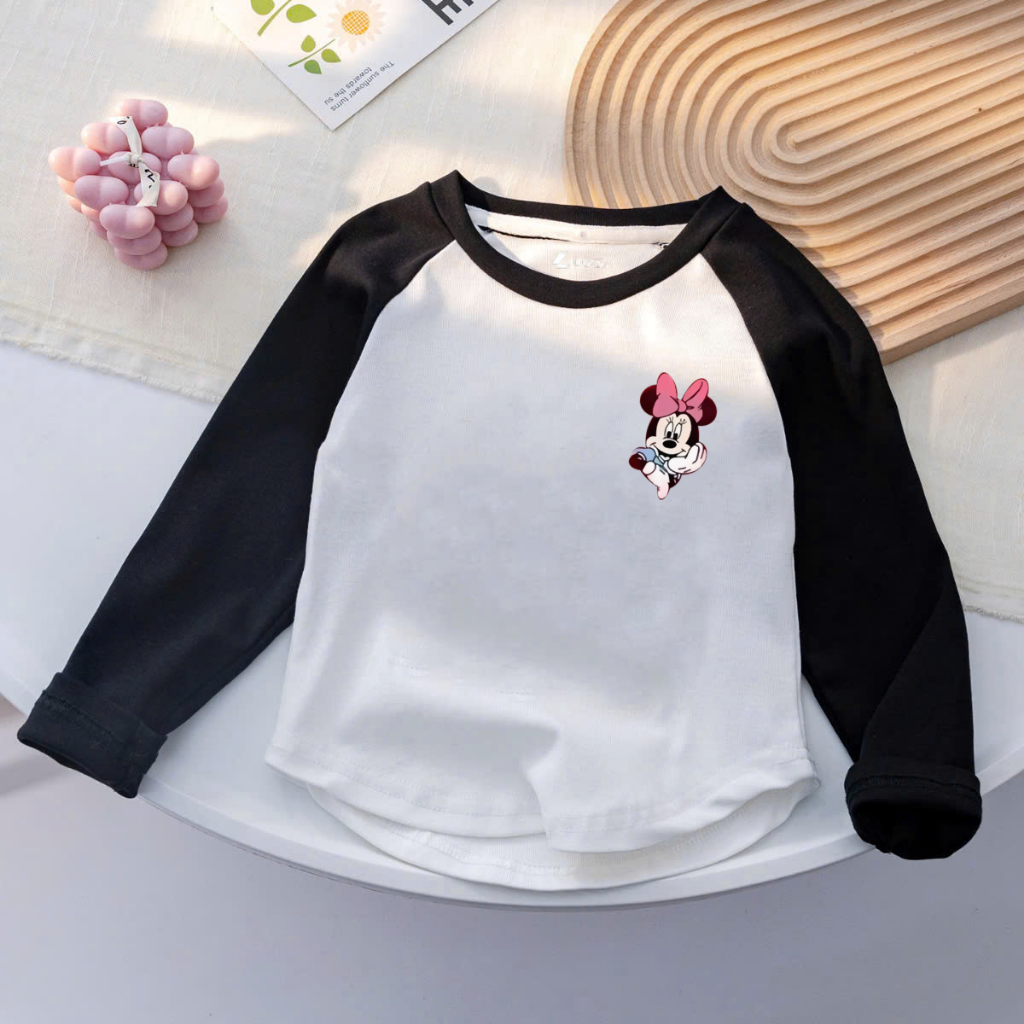 Áo thu đông cho bé gái chất borip co giãn 4 chiều - Áo dài tay bé gái hình dễ thương - Loza Kids AD001_thumbnail_5