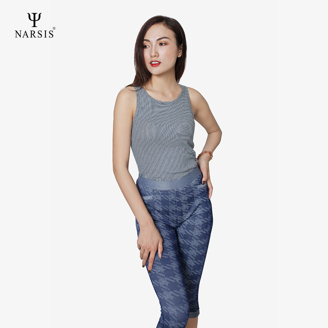 QUẦN LEGGING NỮ NARSIS P5015 NARSIS CHẤT LIỆU THOÁNG MÁT, DỄ CHỊU, THOẢI MÁI CẢ NGÀY, DỄ VẬN ĐỘNG_thumbnail_1