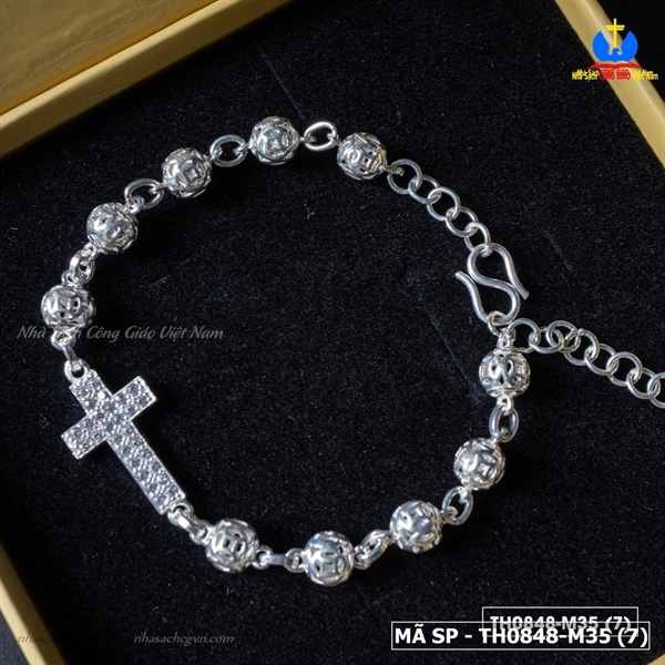 Lắc tràng hạt bạc M35 trẻ em_thumbnail_2