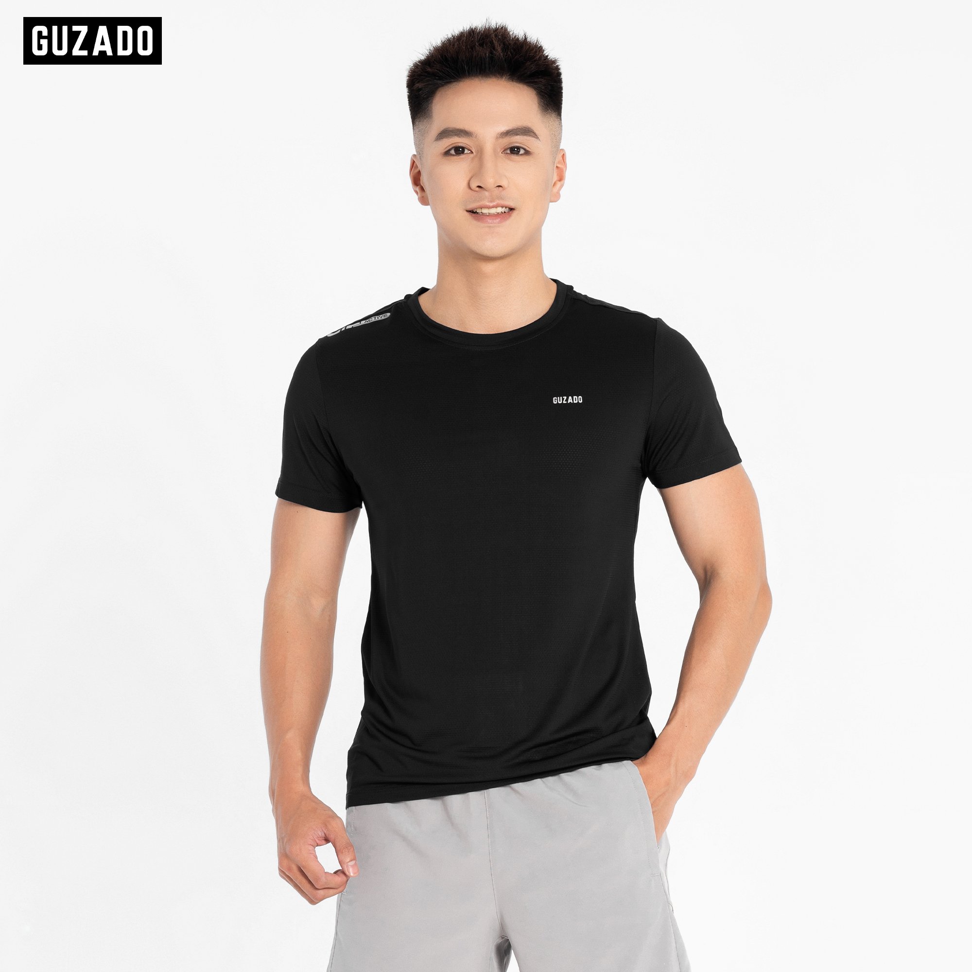 Áo Thun Guzado Chất Coolmax Thoáng Khí Vận Động Thoải Mái GTS04_thumbnail_6