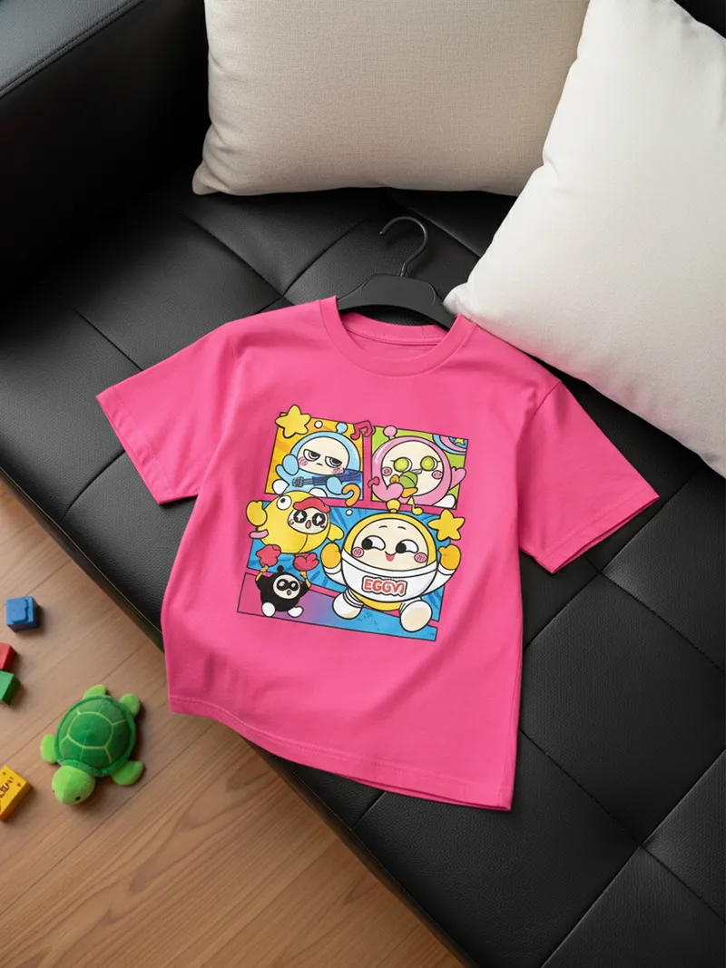 Áo thun bé trai bé gái form rộng hoạt hình Kado 3197_thumbnail_6