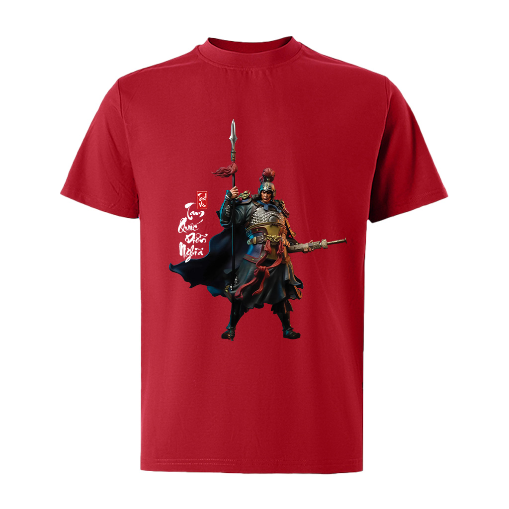 Áo phông nam tam quốc diễn nghĩa nhiều màu nhiều màu ATD1484 Miucho Iconic vải cotton in artwork_thumbnail_11