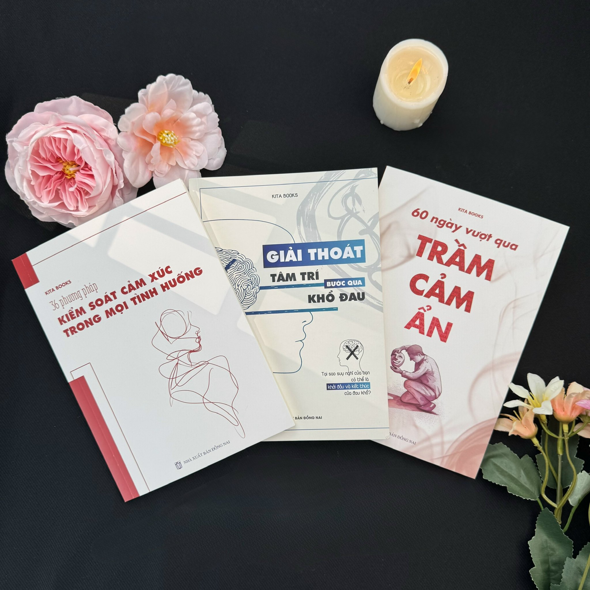 (COMBO ĐẶC BIỆT) TRỌN BỘ GIẢI TỎA CẢM XÚC 3 CUỐN + QUÀ