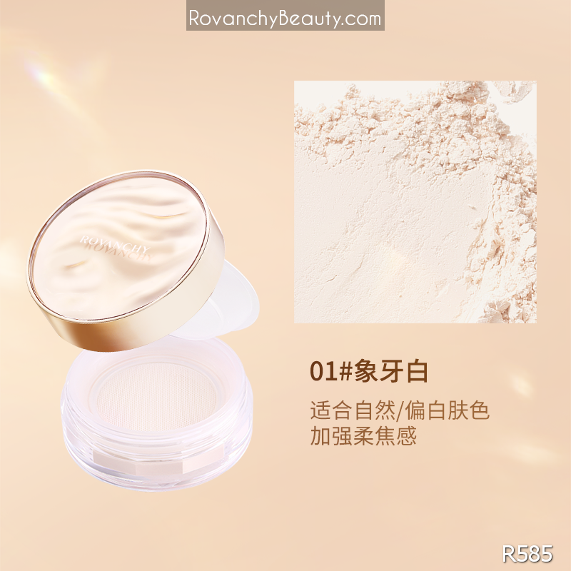 Phấn Phủ R585 ROVANCHY Siêu Nhẹ Mịn, Kiềm Dầu, Không Trôi - 3 Tone Màu Tự Nhiên, Mịn Màng Cả Ngày_thumbnail_1