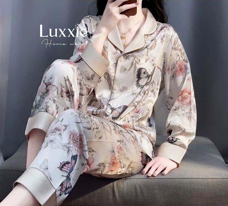 N105 Pijama lụa họa tiết hoa bướm_thumbnail_5