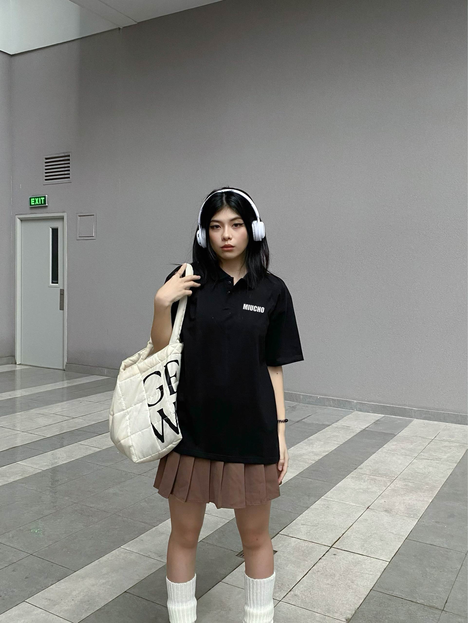 Áo polo nữ form rộng chất vải cotton co giãn thoáng mát PLD1697 Miucho in basic_thumbnail_5