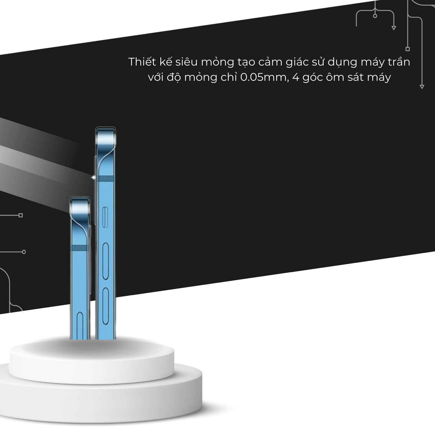 Ốp lưng ip XR -17 trong suốt siêu mỏng, cường lực trong suốt viền, bảo vệ toàn diện_thumbnail_2