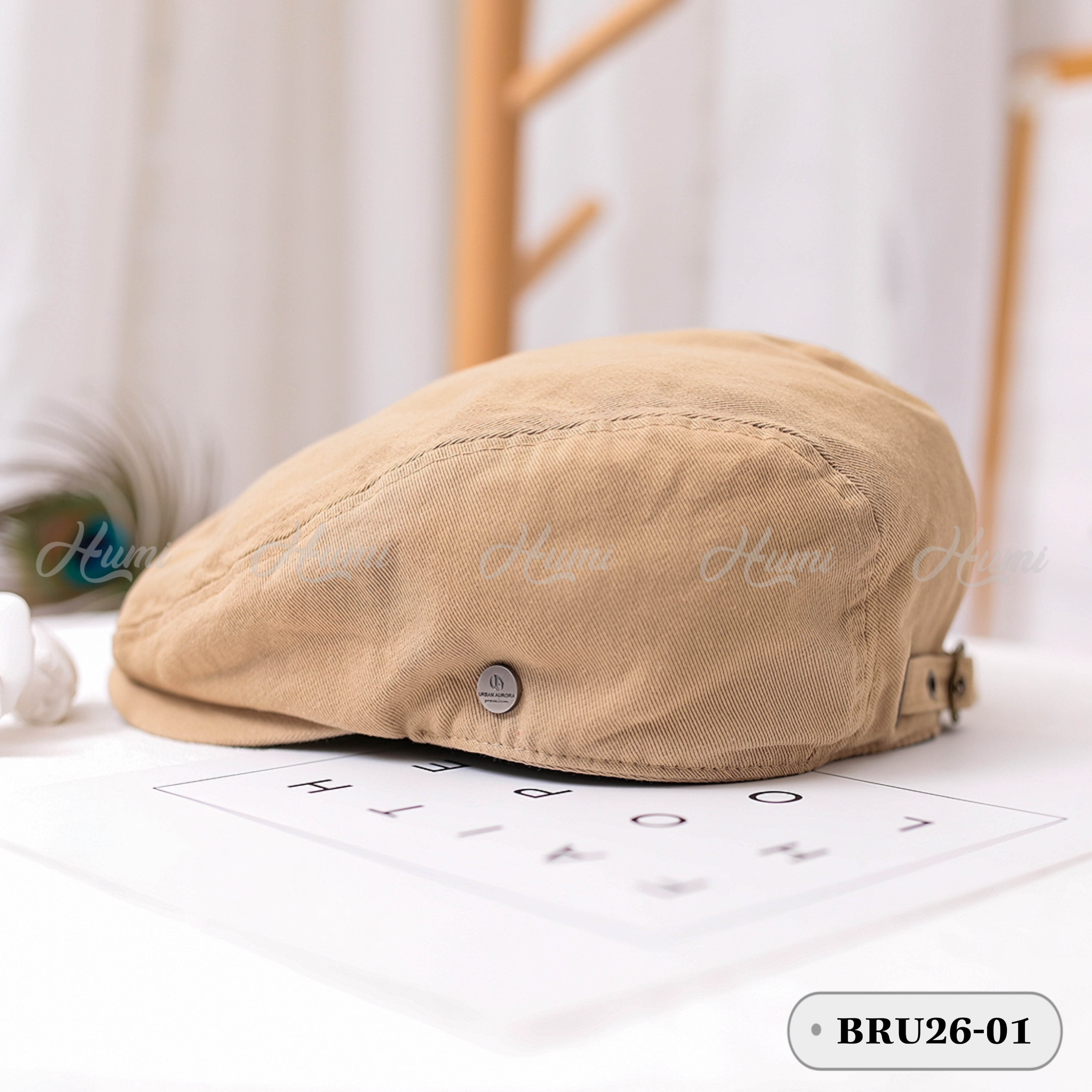 MŨ BERET NAM CAO CẤP (BRU26-01)_thumbnail_0