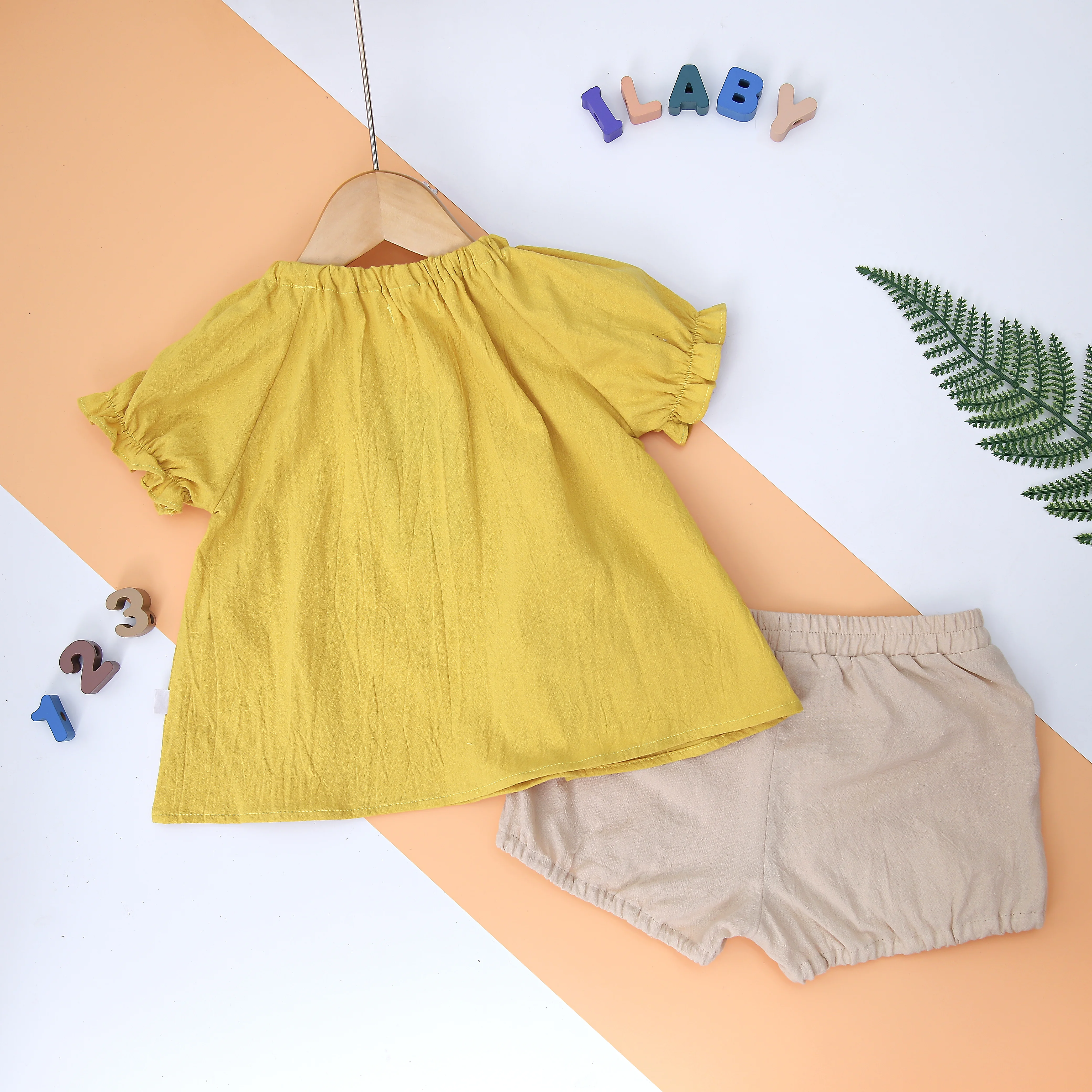 Set áo cổ chun thô cara bé gái_thumbnail_1