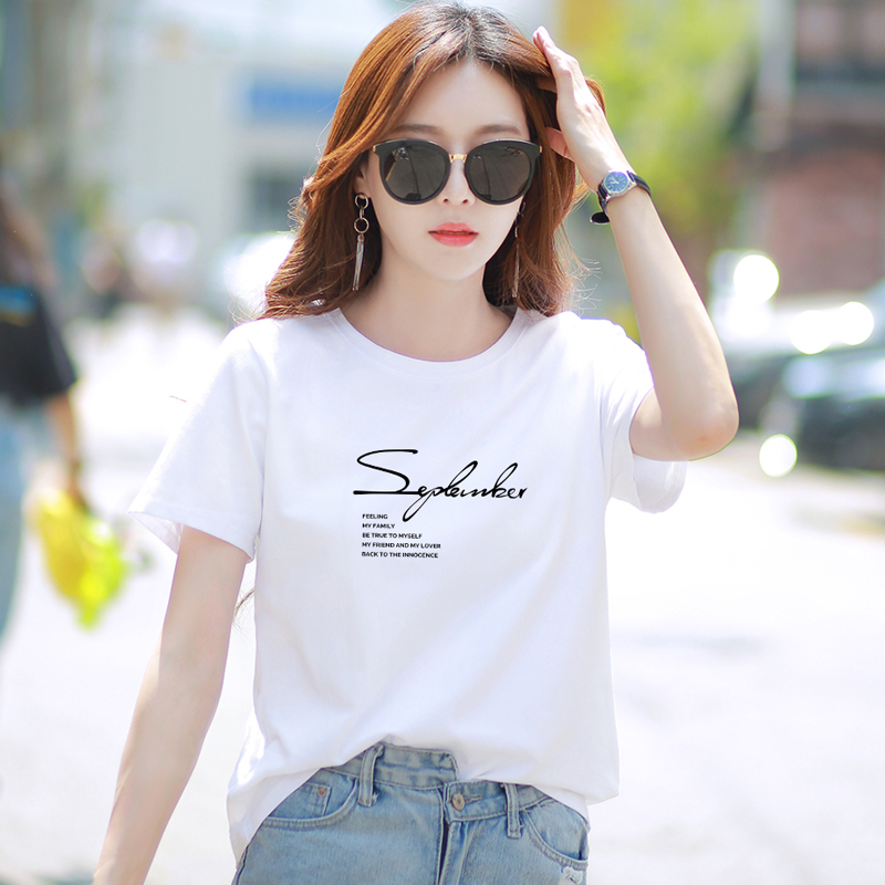 [Form Rộng] Áo thun nữ kiểu dáng rộng màu trắng - LOZA G0040_thumbnail_2