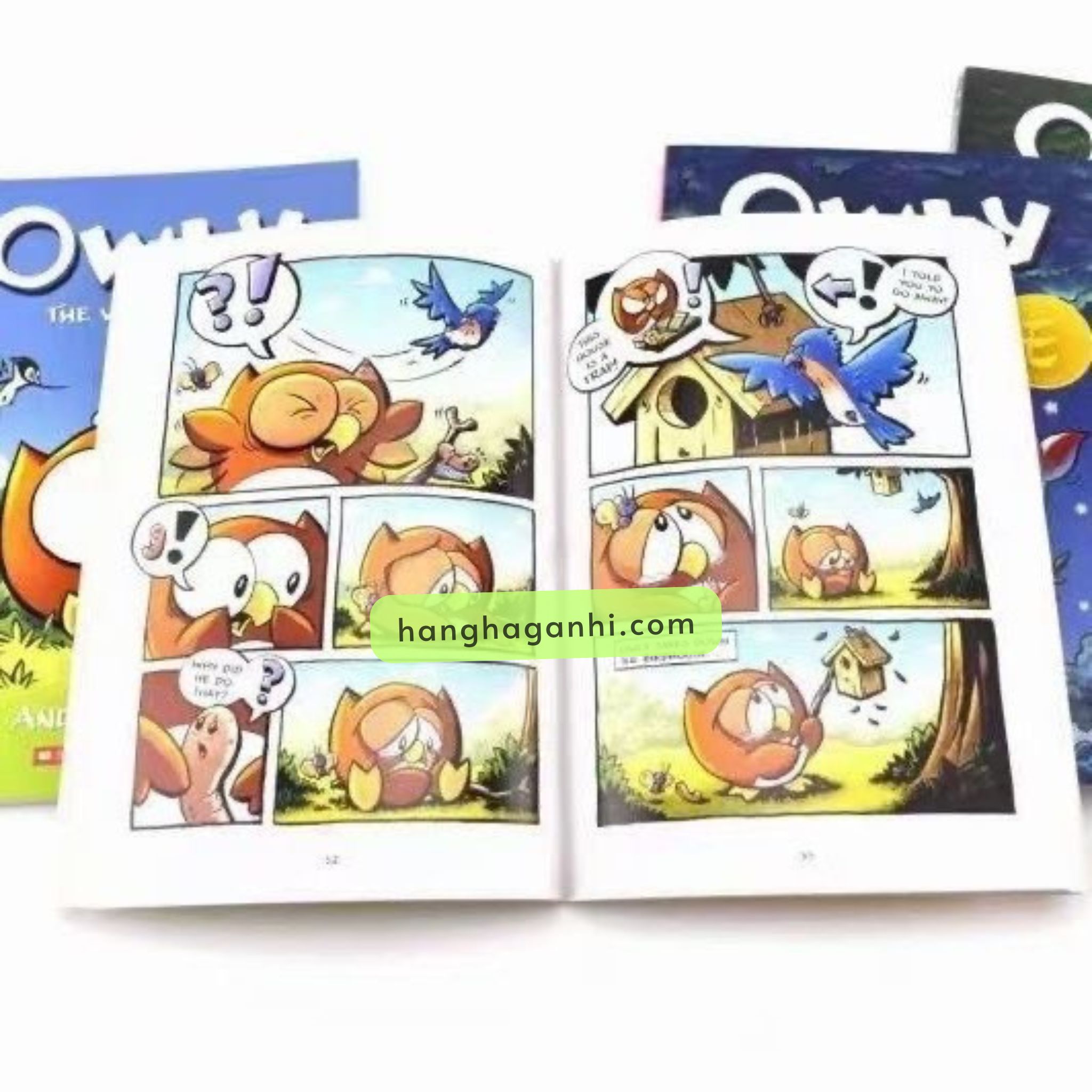 Comic Big-Eyed Owl Owly, bộ 4 cuốn truyện tranh dành cho trẻ em_thumbnail_4