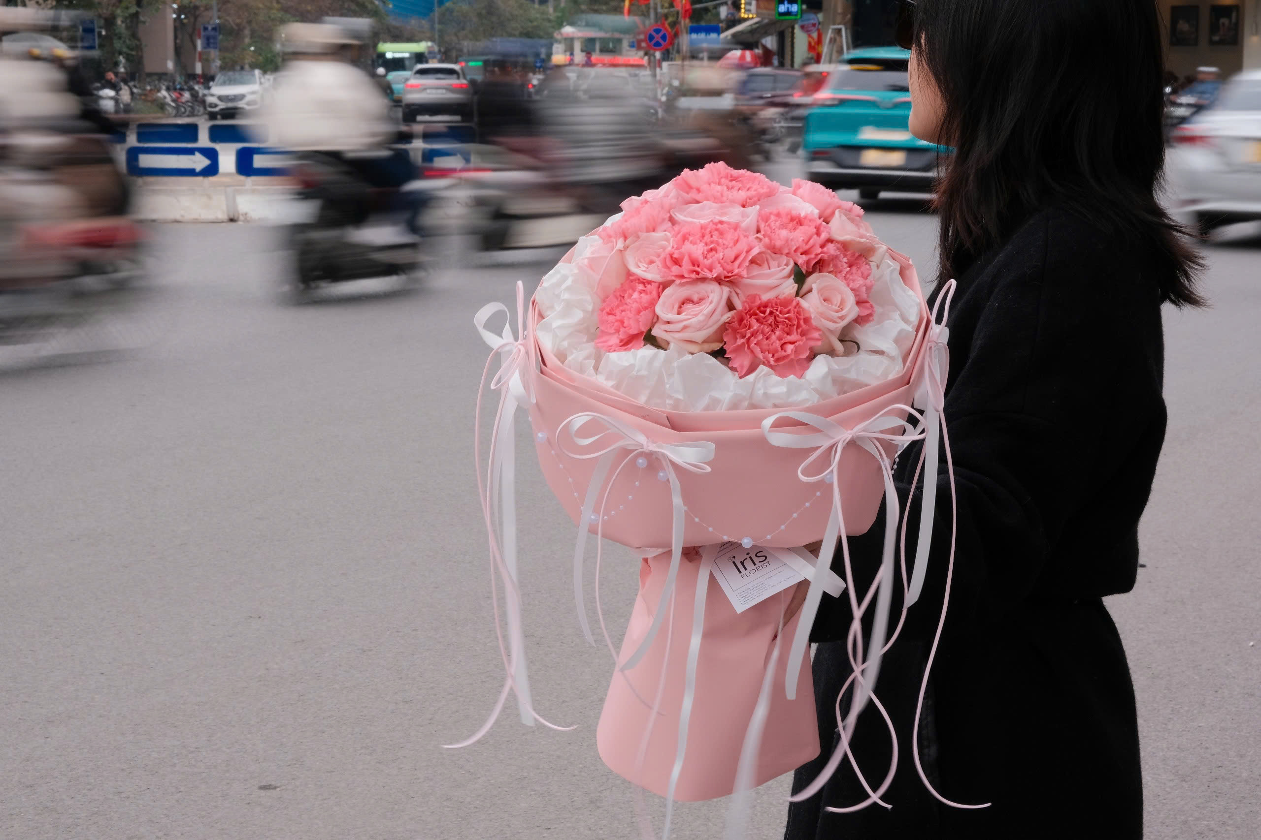 Bó hồng Ohara mix Panxe hồng - Bó dáng tròn Princess_thumbnail_1