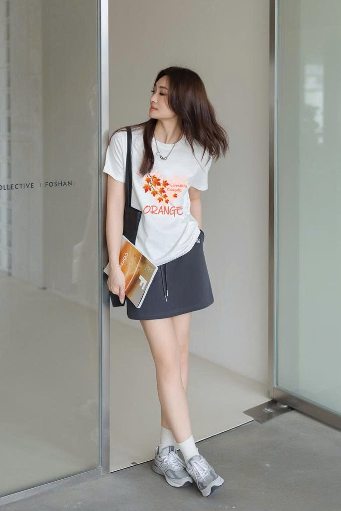 Áo thun nữ form vừa regular hình tim ARD2287 Miucho vải cotton mềm mại thoáng mát cổ tròn in mix_thumbnail_6