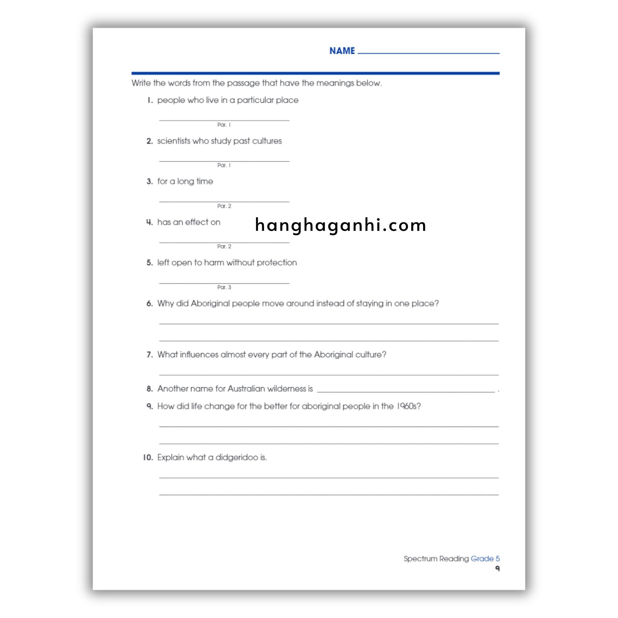 Sách Spectrum Reading Workbook Grade 5_thumbnail_15