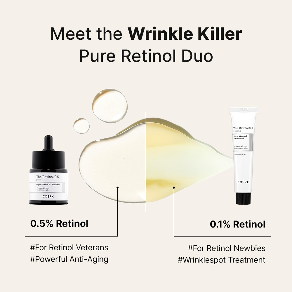 The Retinol Oil and Cream