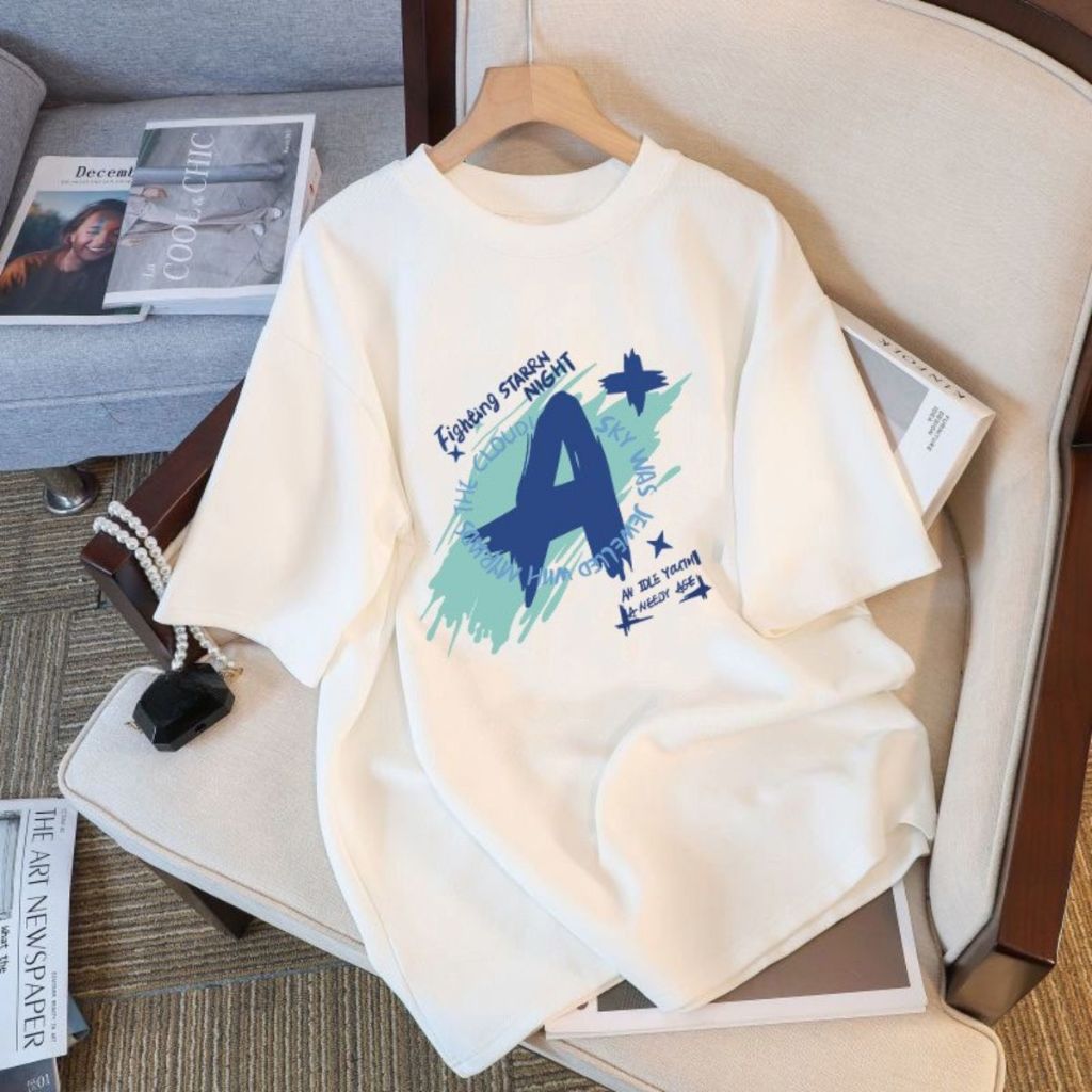 [Form rộng] Áo thun nữ Loza màu trắng nhiều mẫu hình - LOZA G0256_thumbnail_9