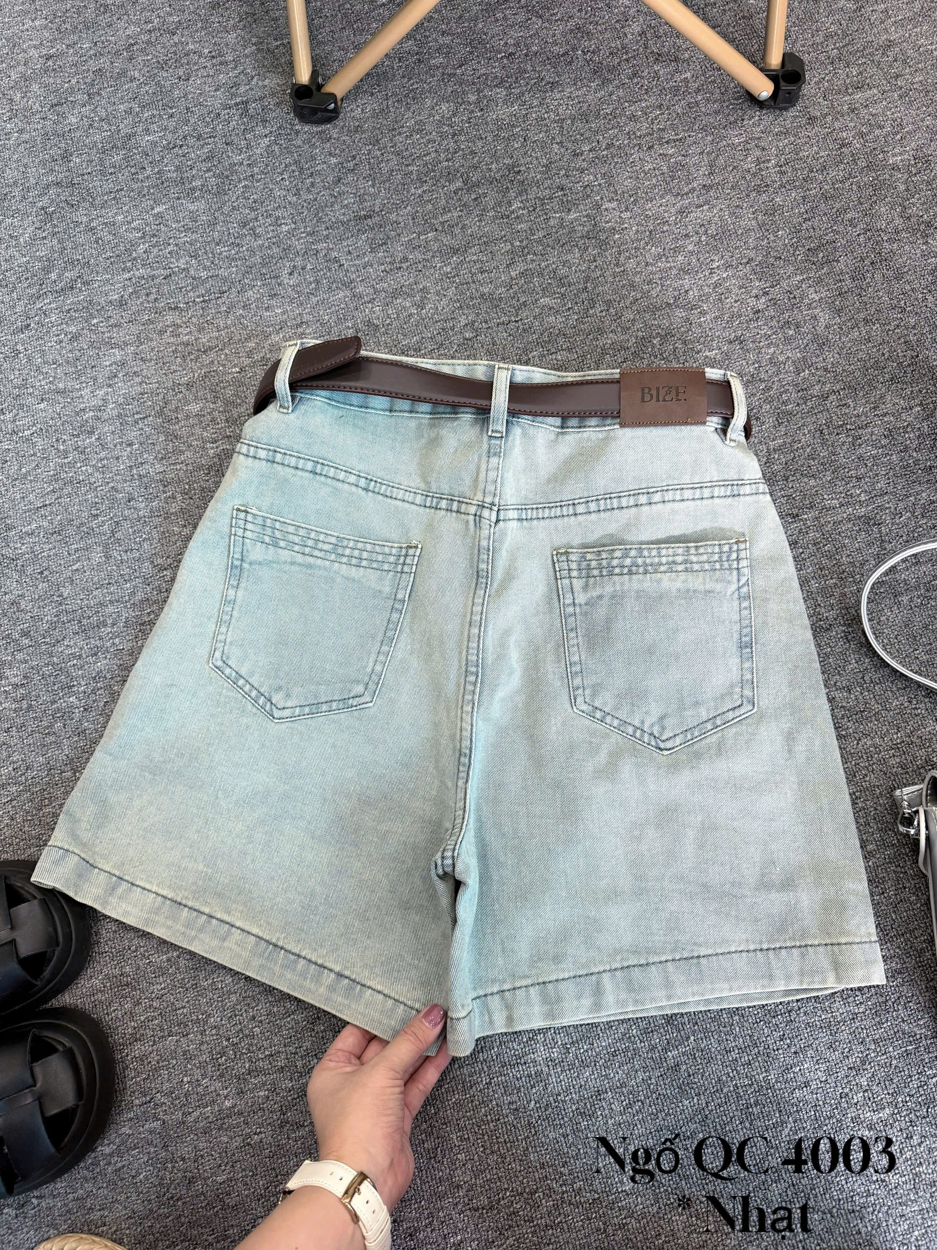 Quần ngố jean viền túi kiểu bigsize QSJ4003 dành cho nàng béo mập từ 55-90kg_thumbnail_6