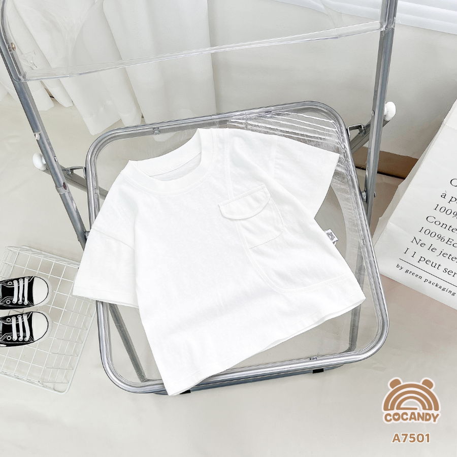 Áo cộc TRẮNG phối đáp sườn túi ngực có nắp_thumbnail_3