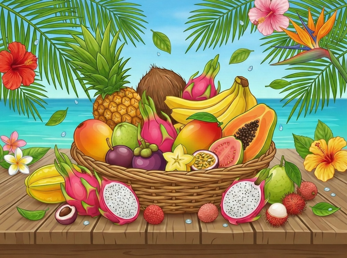 Bật Mí Top 15 Loại Trái Cây Nhiệt Đới Và Lợi Ích Sức Khỏe