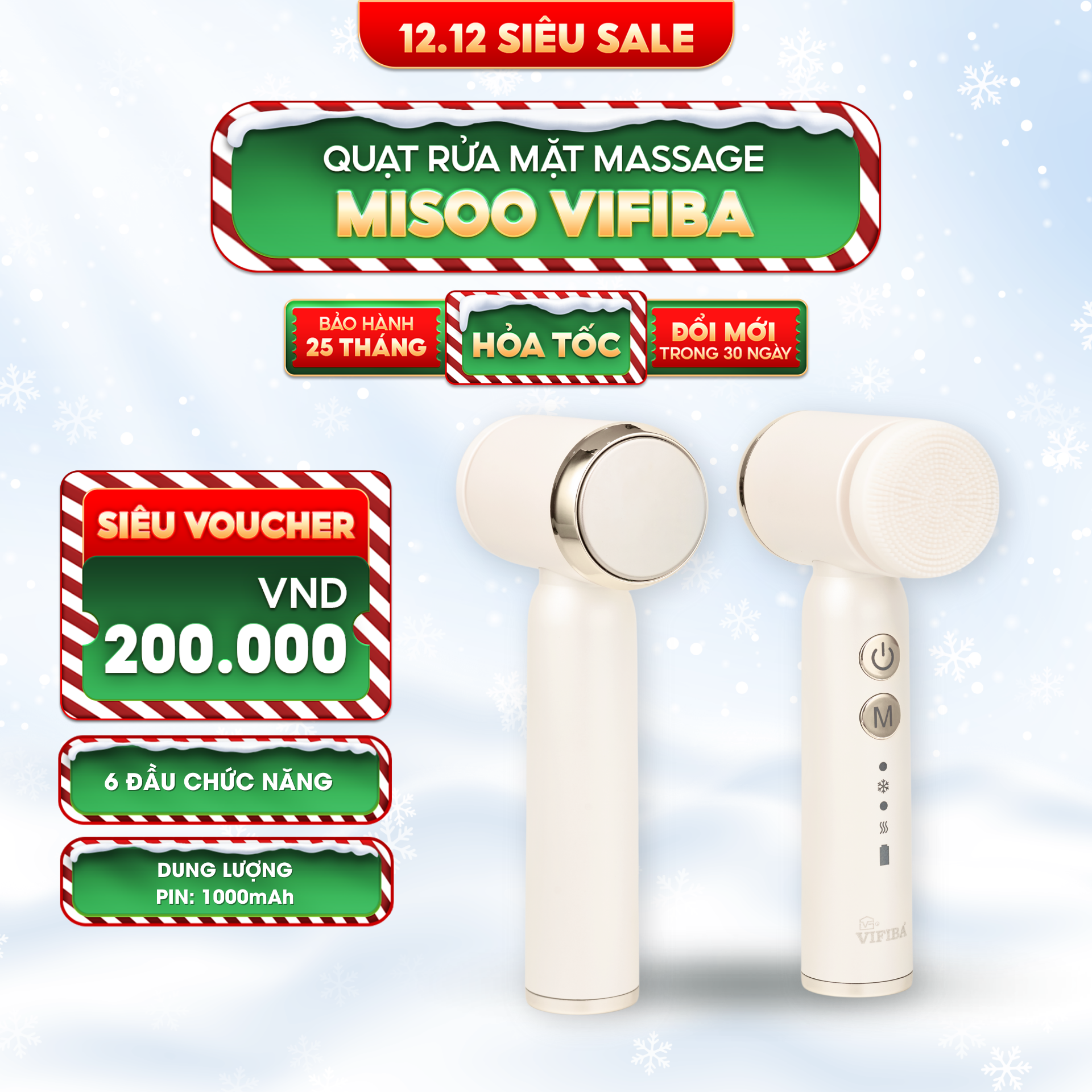 Quạt Rửa Mặt Misoo Vifiba