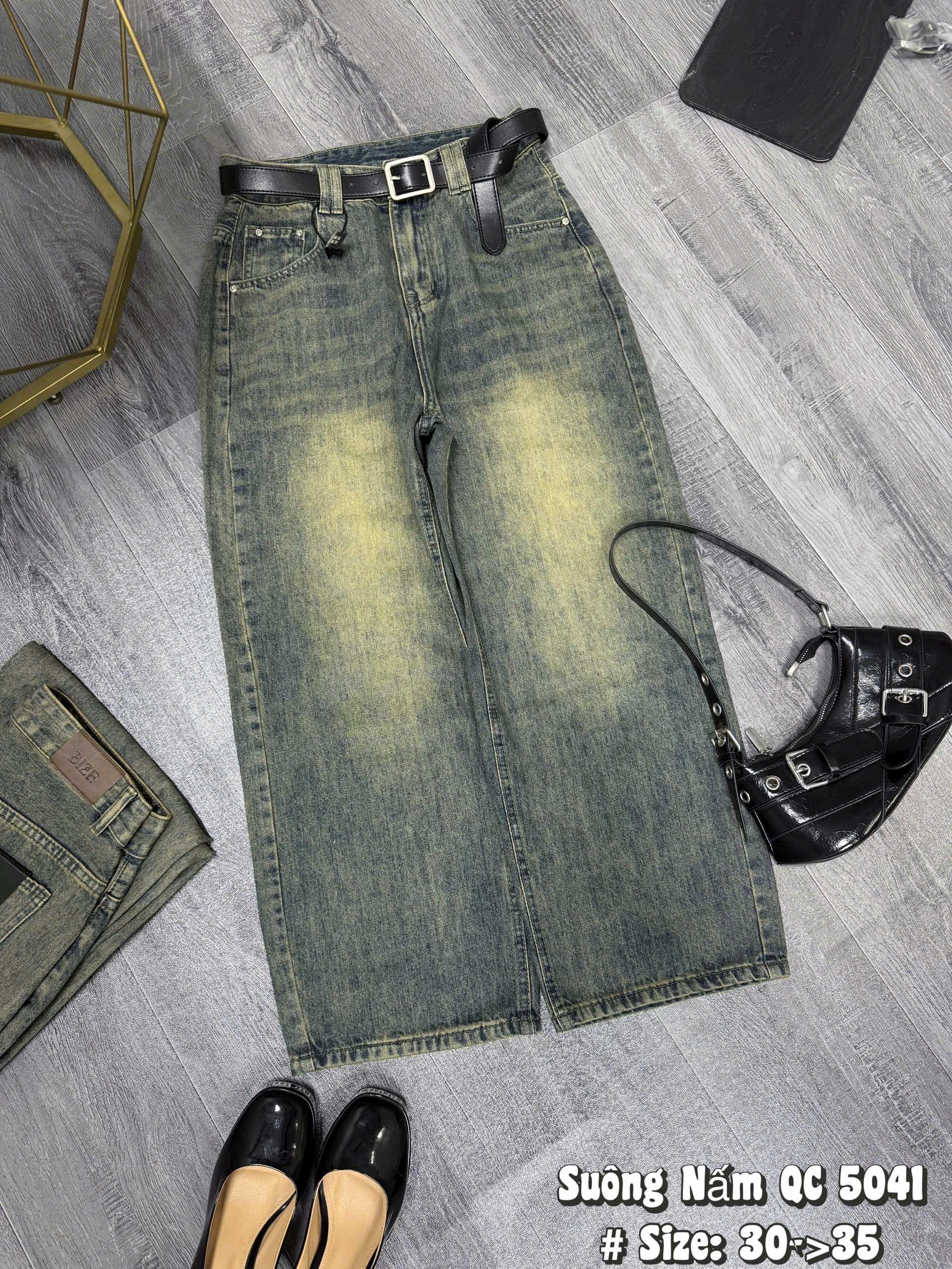 BIGSIZE NỮ - Quần suông nấm lùn T- QJ5041