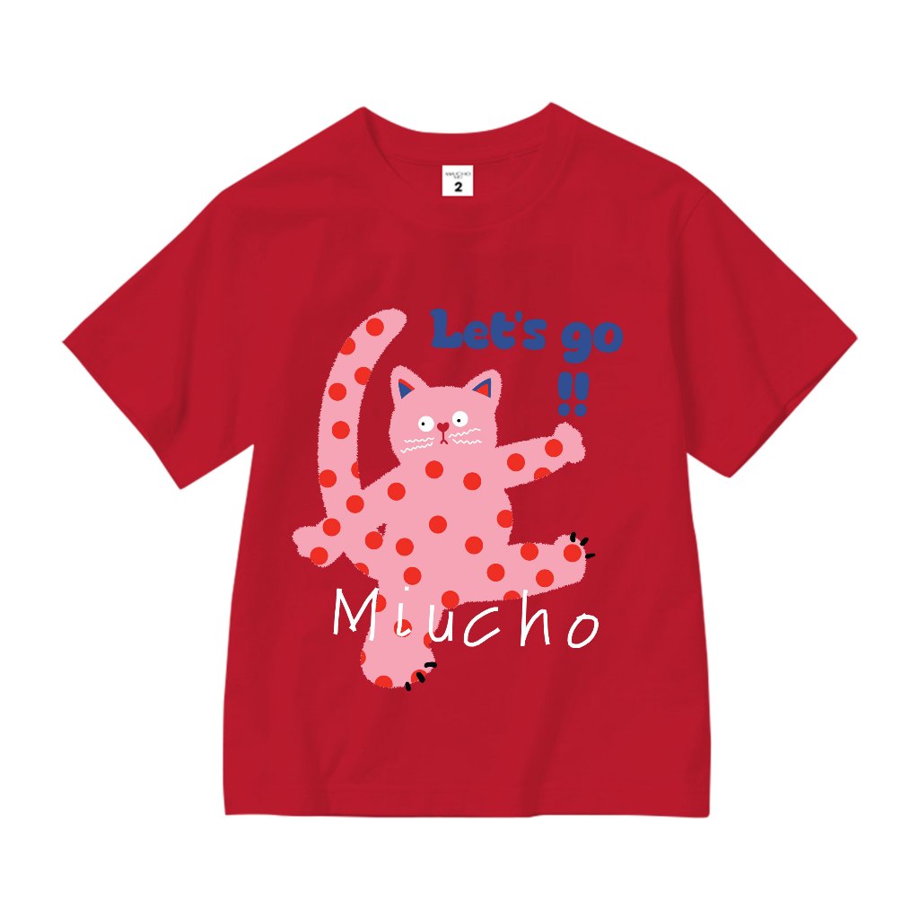 Áo thun cho bé gái hoạt hình form rộng AED1178 Miucho Kid tay ngắn cổ tròn in graphic_thumbnail_10