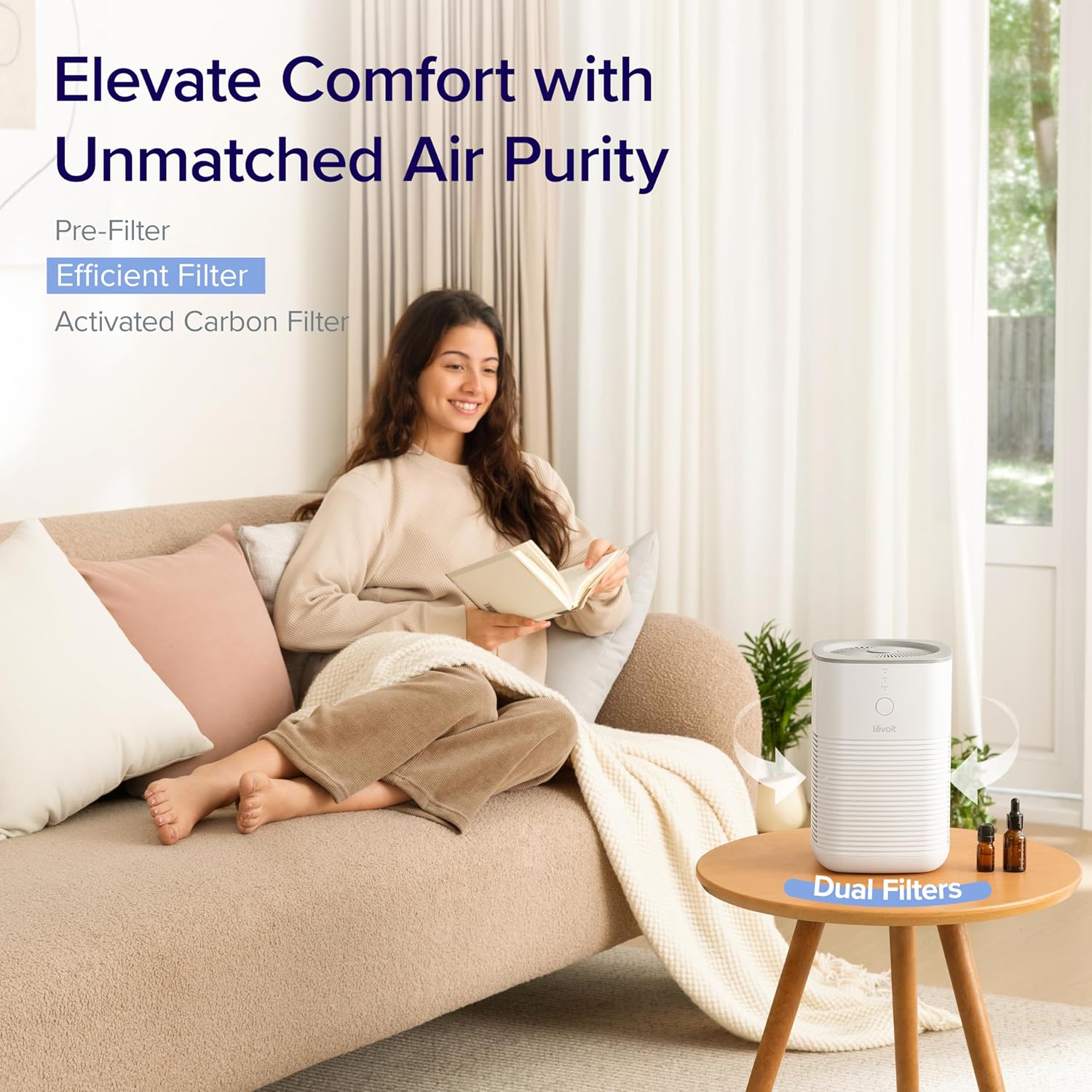 15m² | LV-H128 Levoit Portable Mini Air Purifier _thumbnail_9