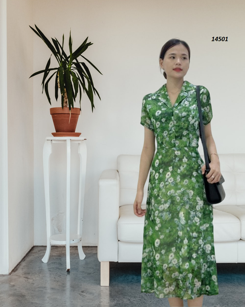 14501-Đầm voan hoa xanh cổ vest (voan, lót)_thumbnail_0