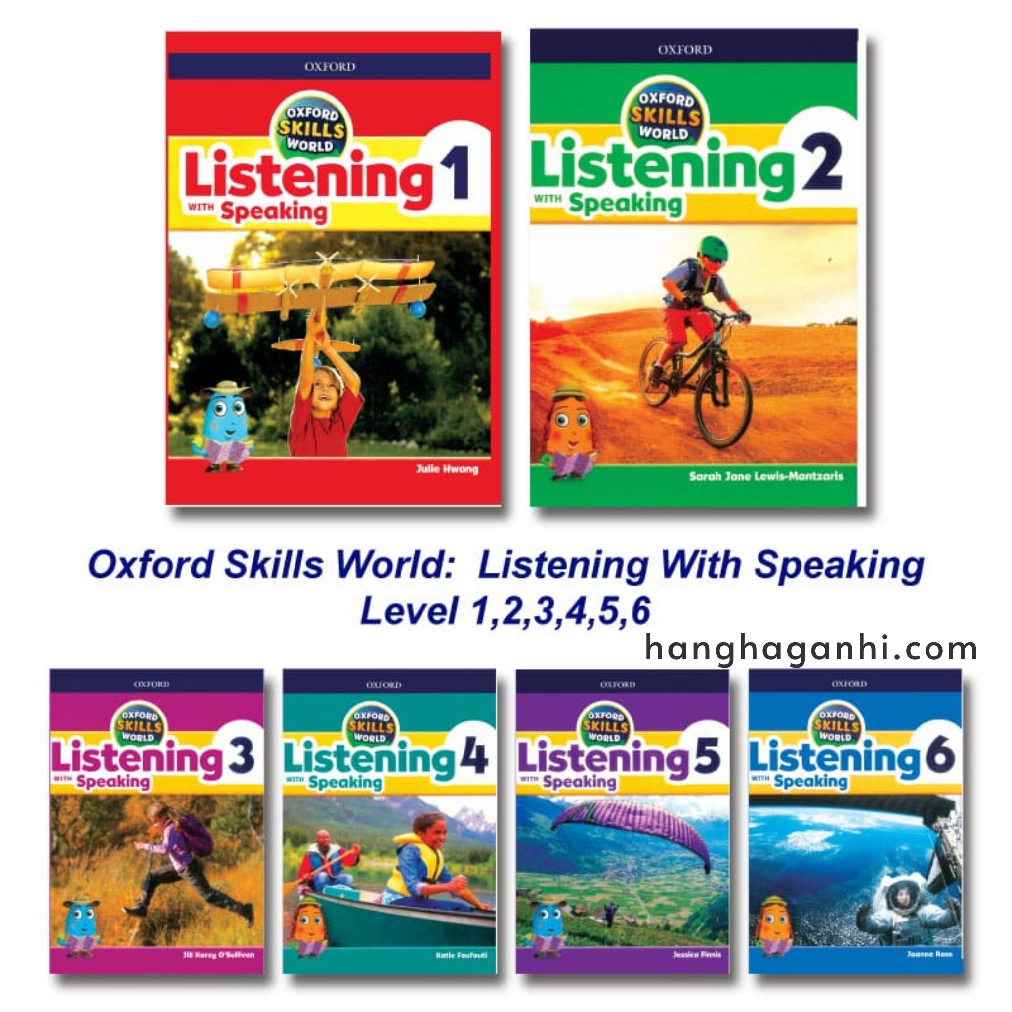 Bộ 6 cuốn Listening with Speaking Oxford Skills World