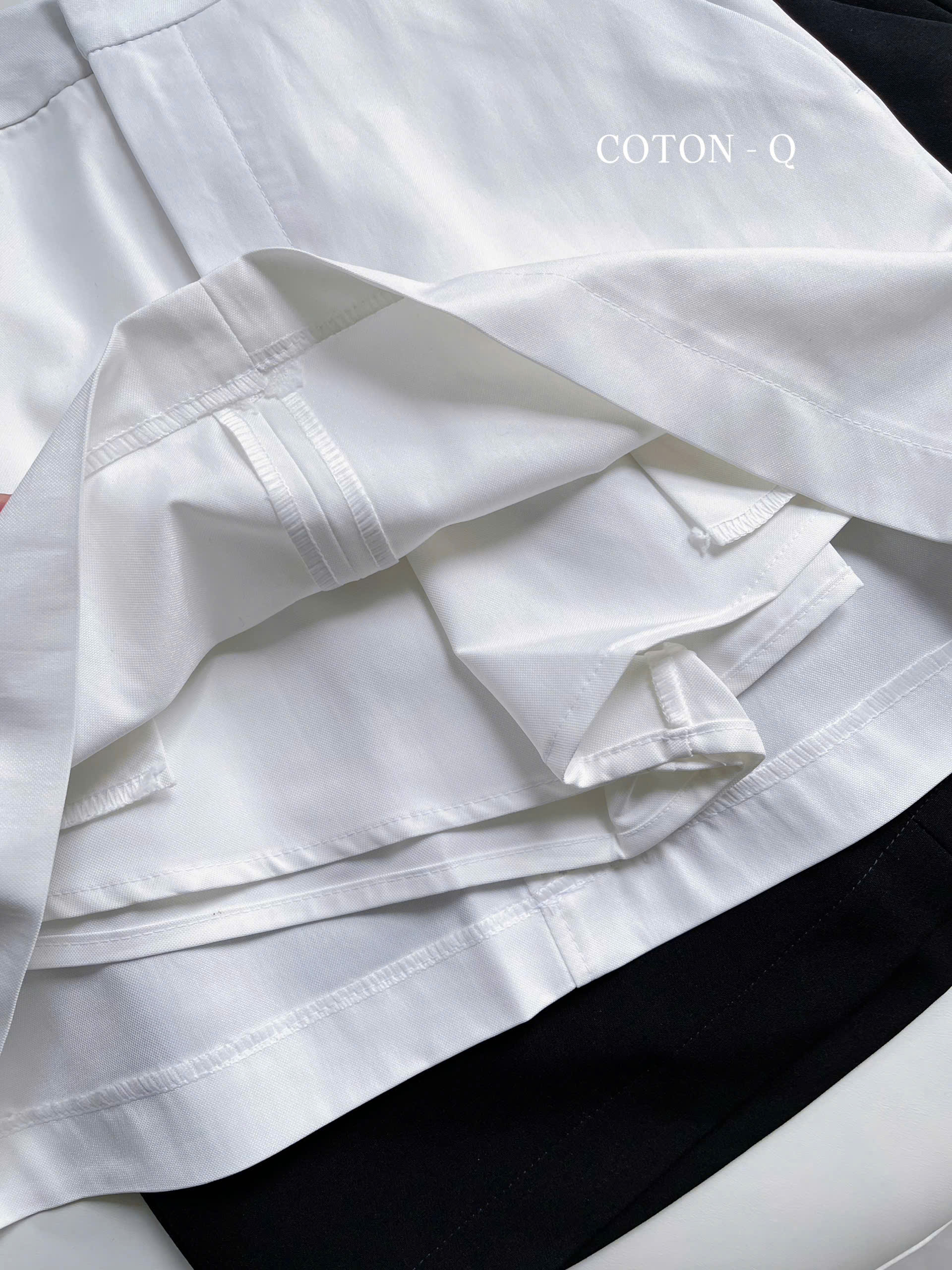 Chân váy kaki 3M ( NÂU ) - có quần trong_thumbnail_3