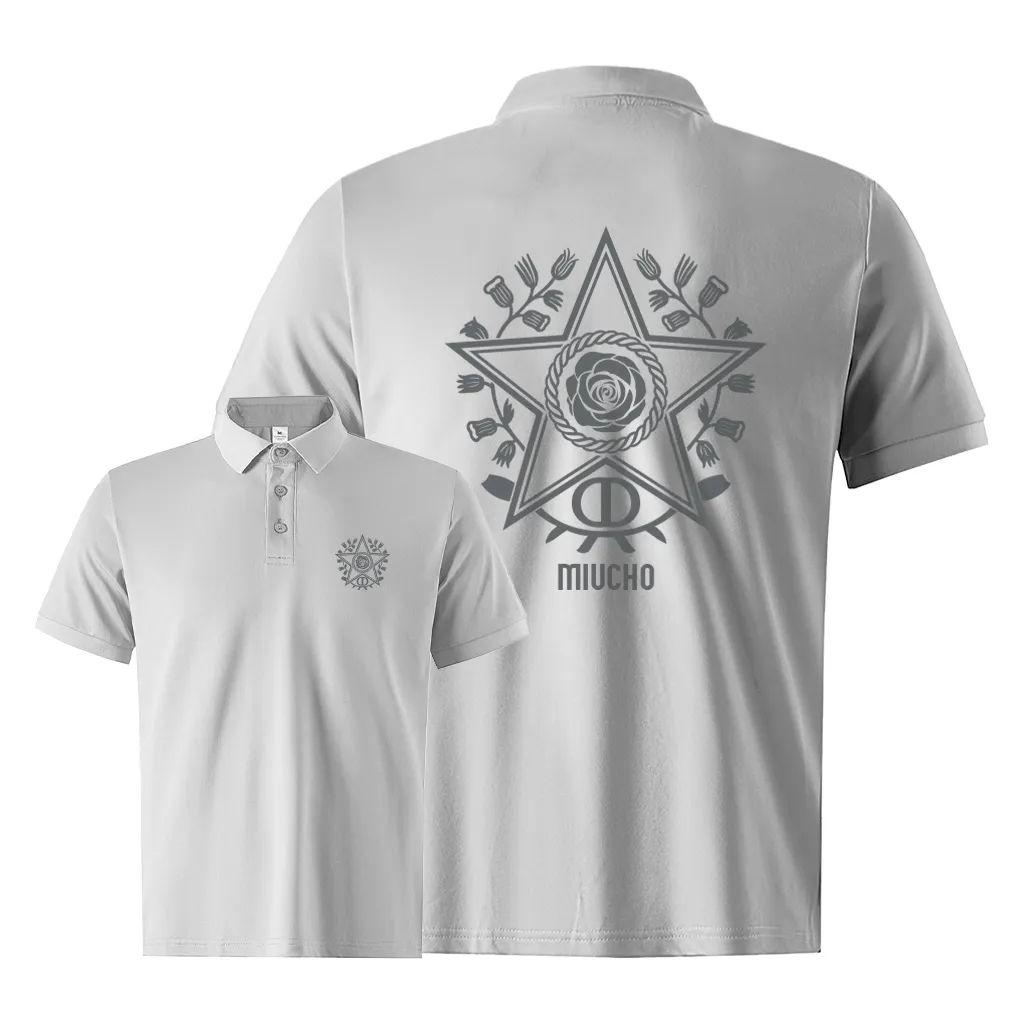 Áo polo form regular trẻ trung nam tính 2504 Miucho Iconic vải cá sấu thoáng mát cổ trụ in artwork_thumbnail_9