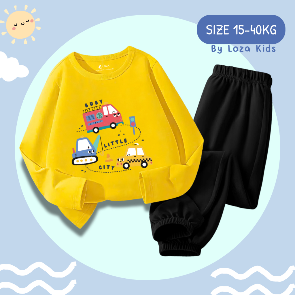 BộThu - Đông bé trai in hình ô tô - Loza Kids BW468_thumbnail_6