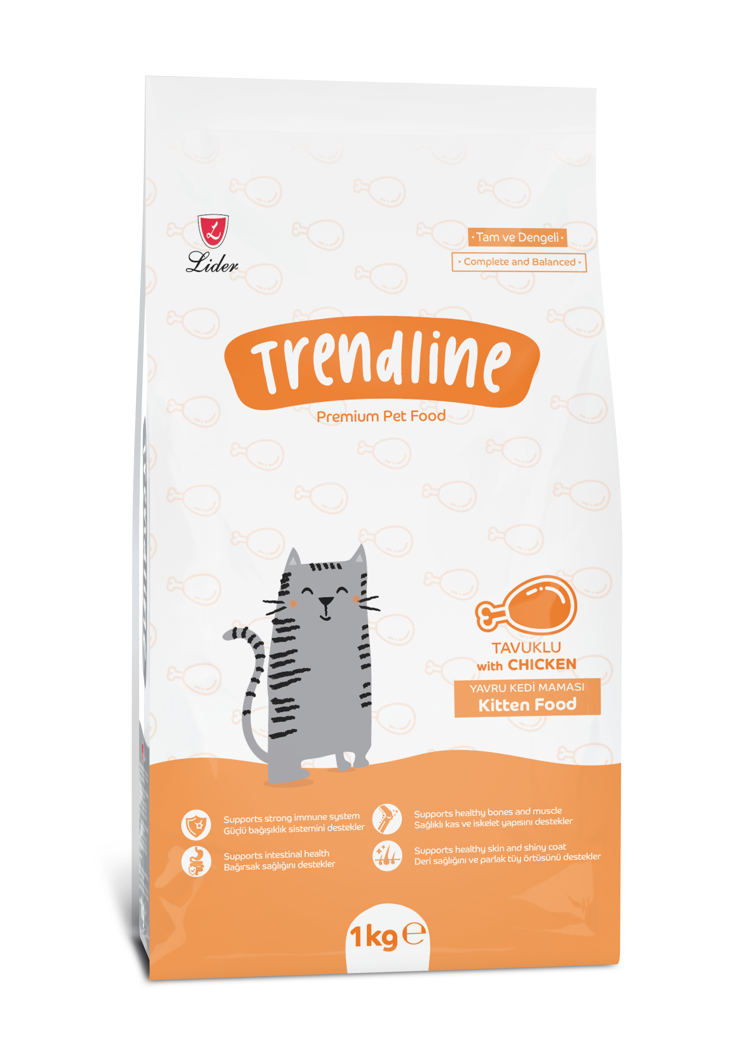 Thức ăn cho mèo TRENDLINE Kitten Food Chicken (Thịt gà) 1KG_thumbnail_0