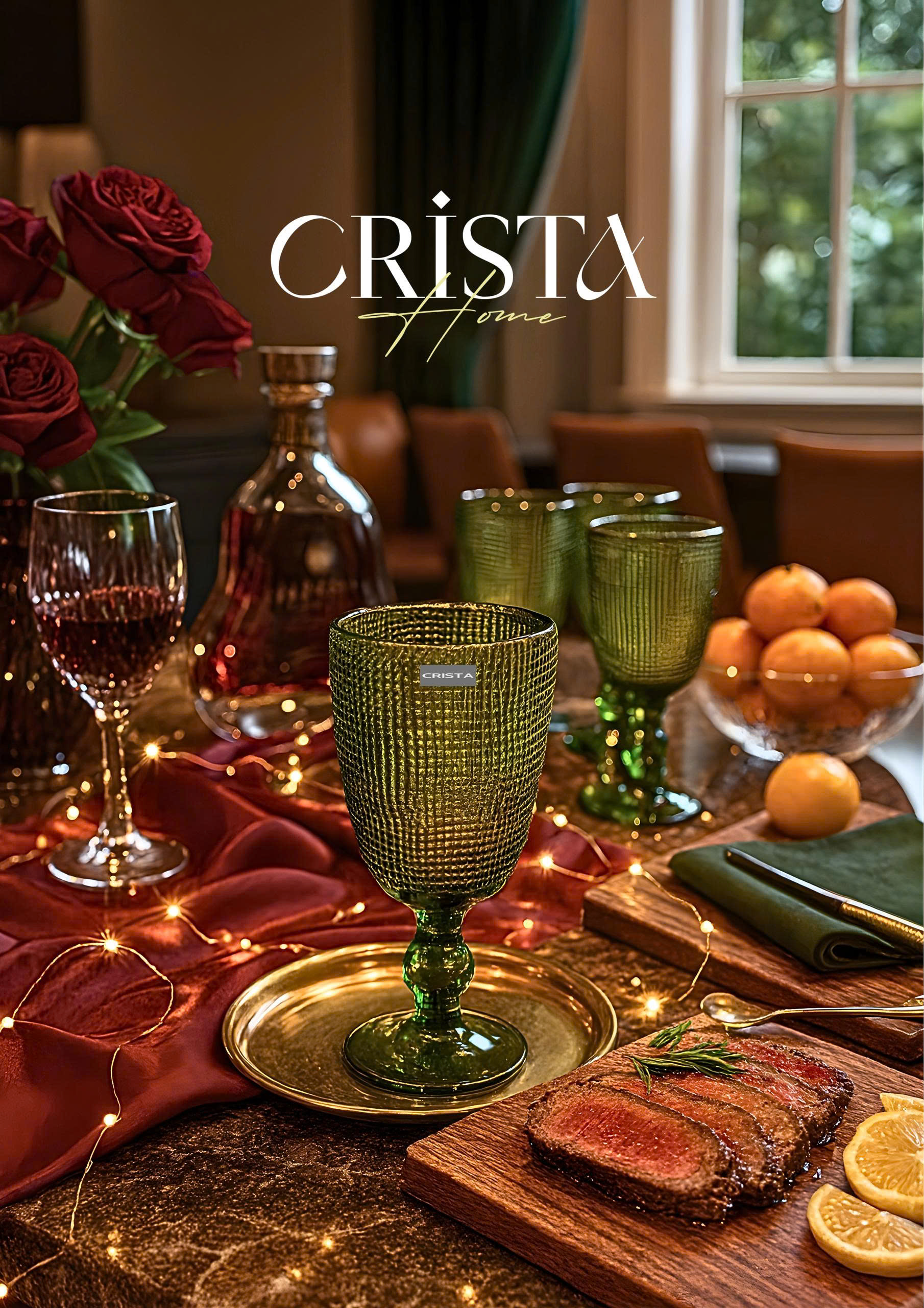 1 chiếc Ly rượu 240ml vân lưới Crista home - 60200_thumbnail_8