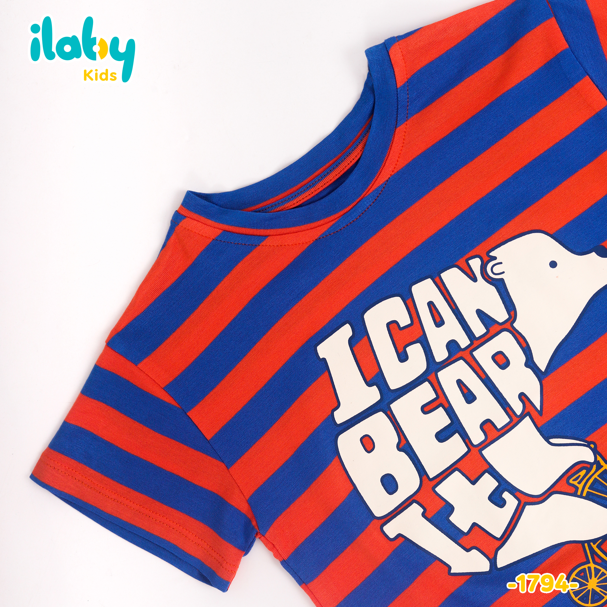 Áo cotton áo kẻ in hình_thumbnail_3