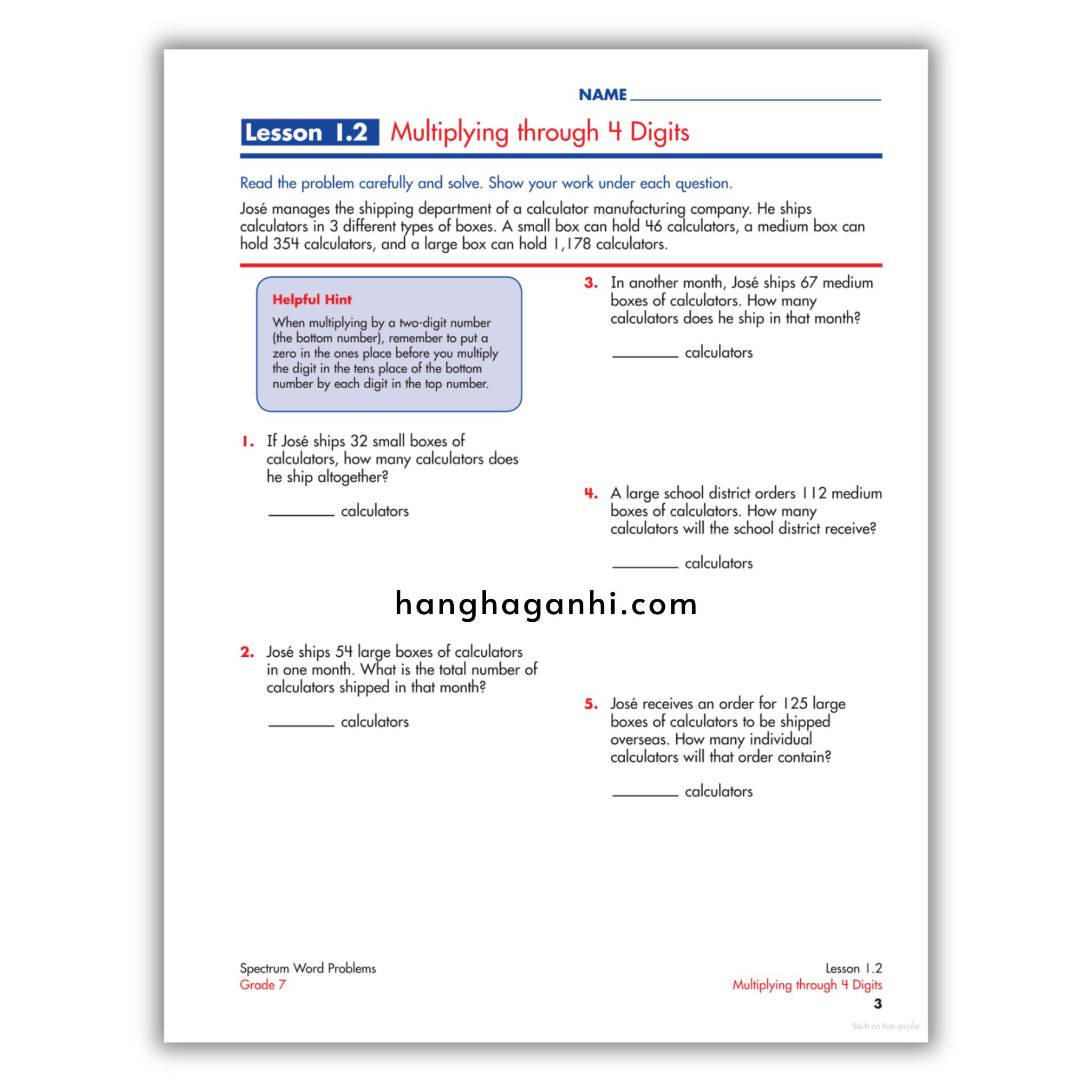 Spectrum Word Problems Workbook Grade 7_thumbnail_10