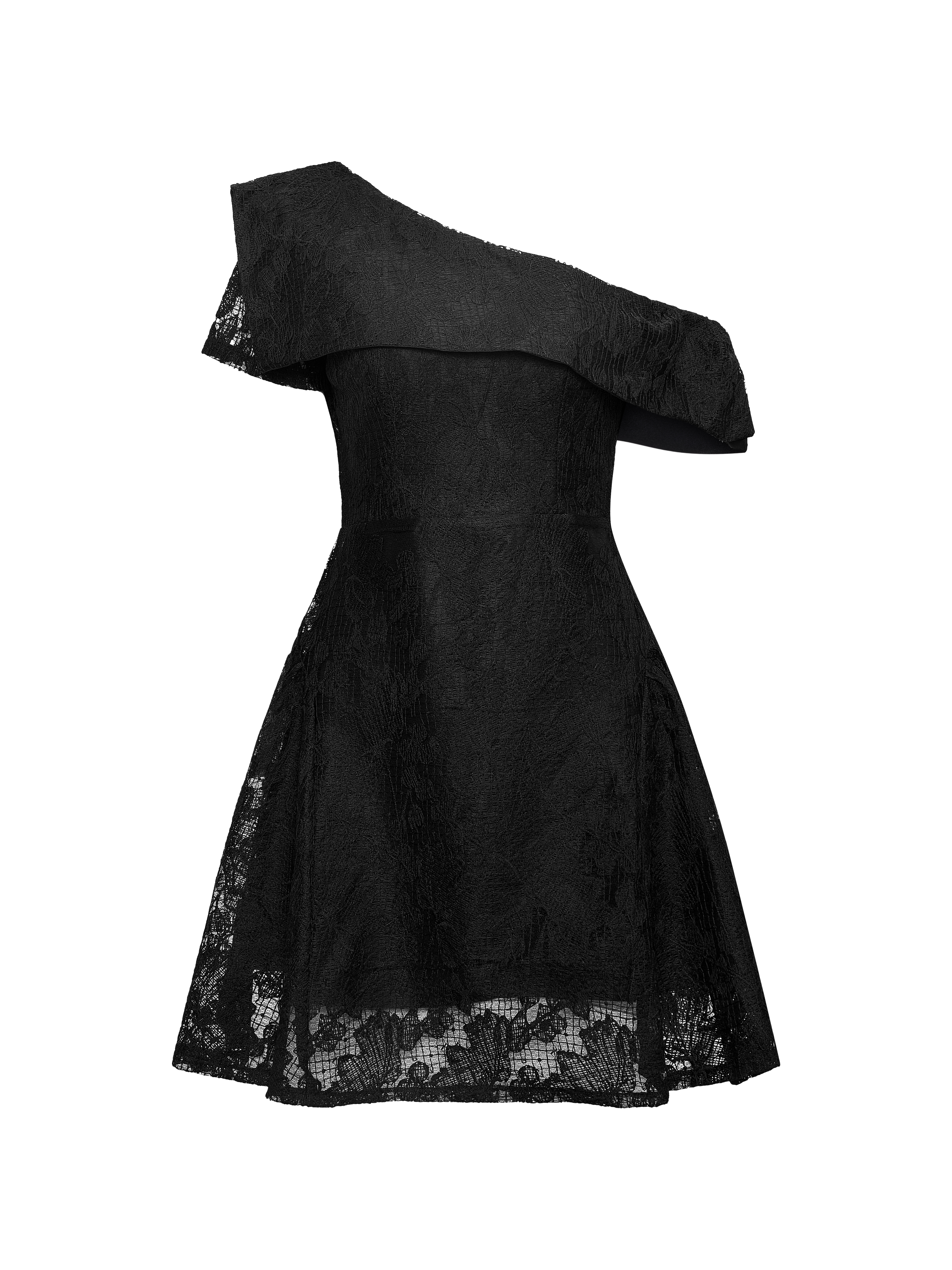 BIGSIZE NỮ - Đầm ren kiểu trễ vai 1 bên V-DA210_thumbnail_4