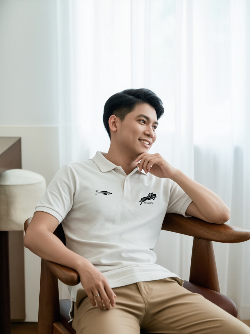 Áo polo nam trẻ trung form vừa 2262 Miucho Iconic vải cá sấu polyester co giãn thoáng mát in mix_thumbnail_5