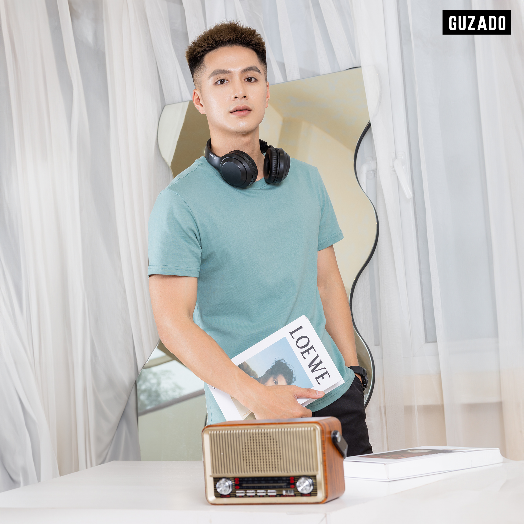 Áo GUZADO Cao Cấp Form Rộng,Vải Cotton Dày Dặn GTS05_thumbnail_16