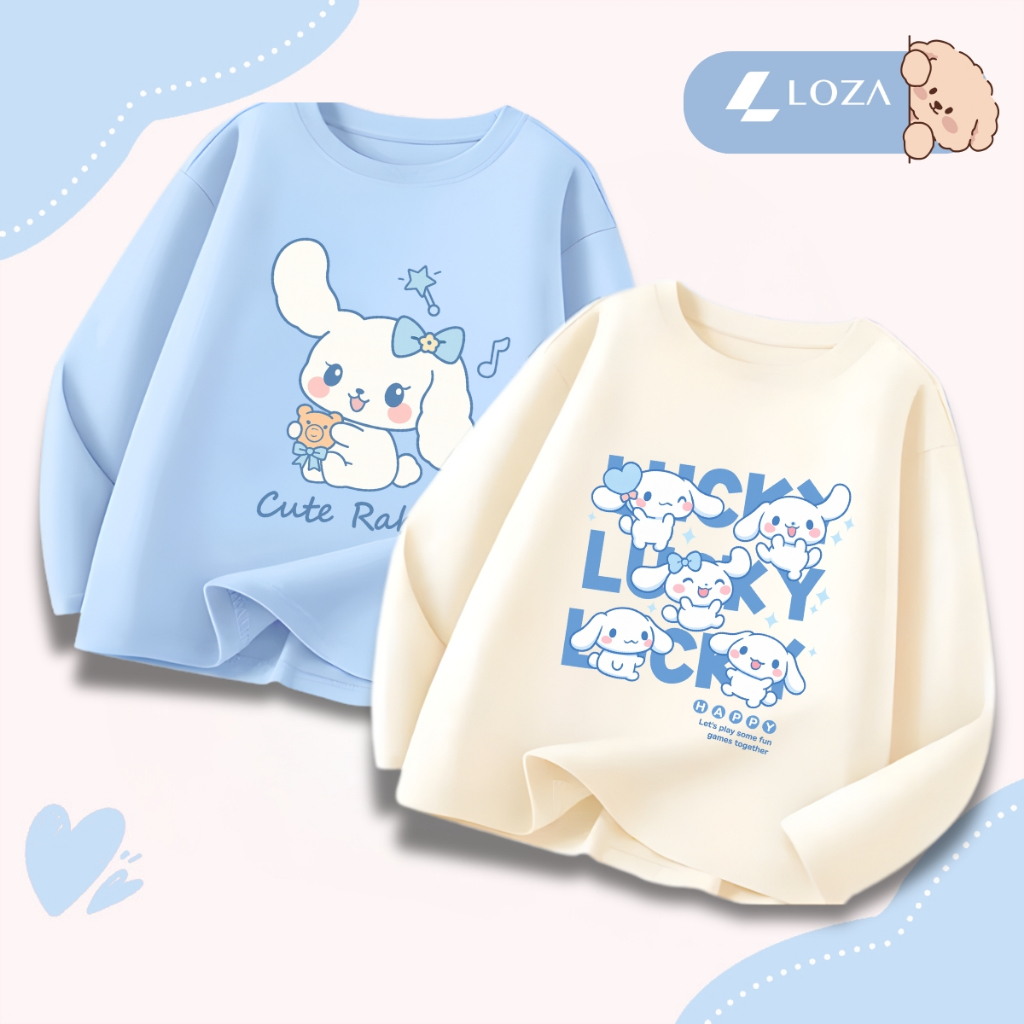 Áo thun dài tay bé gái in hình Melody dễ thương - Loza Kids  KT009_thumbnail_3