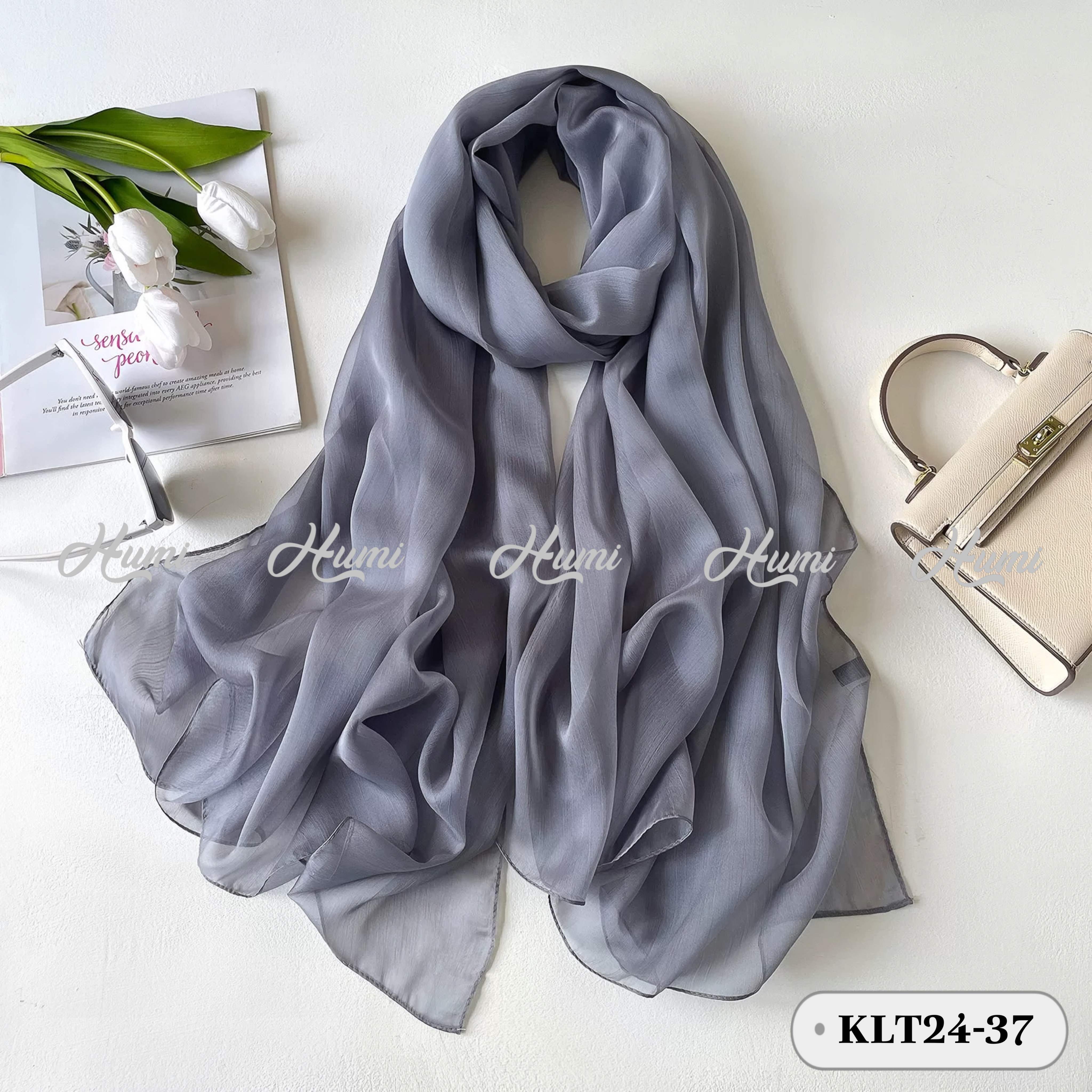 KHĂN TẰM GÂN TRƠN (KLT24-37 Ghi)