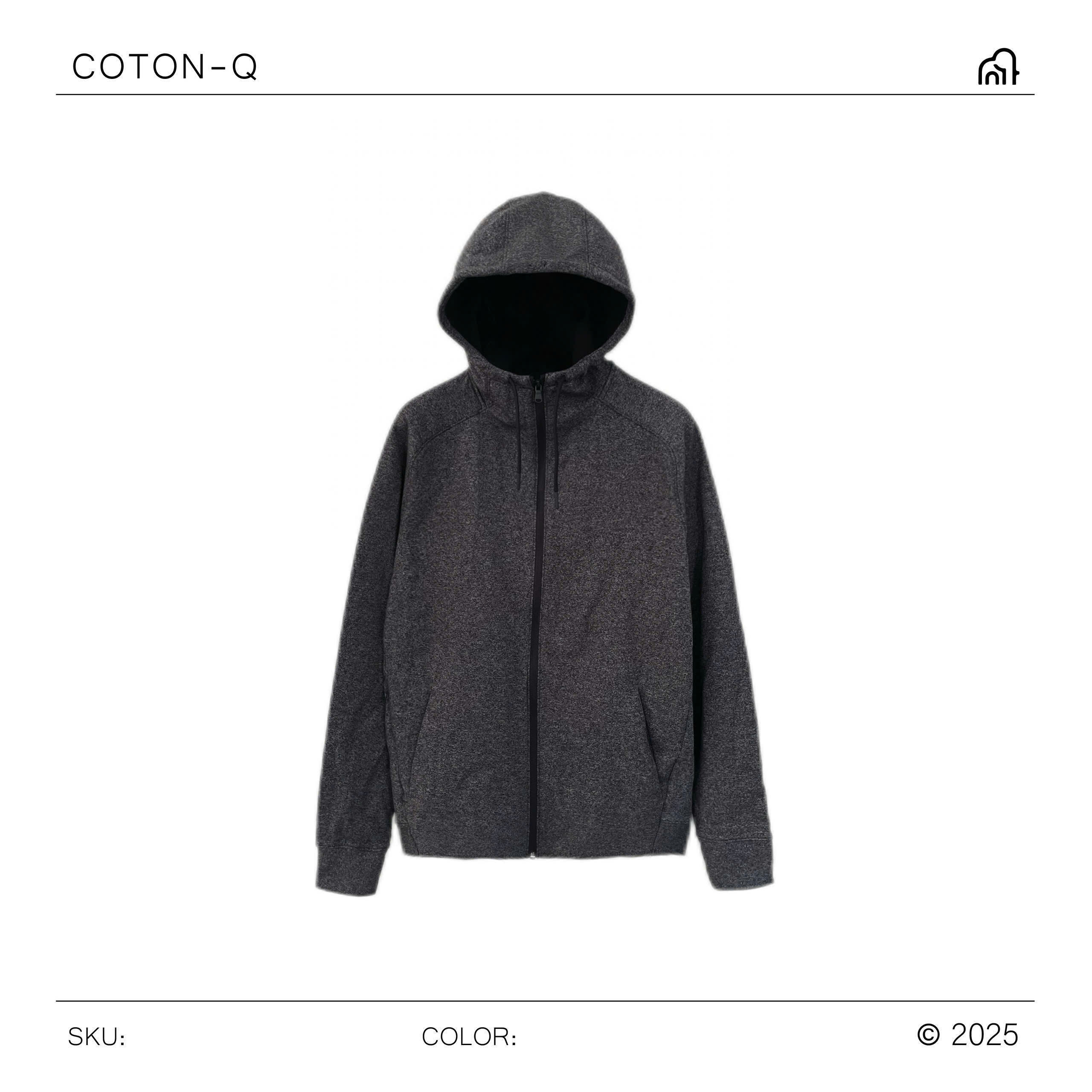 HK75 - Áo khoác nam có nón ( XÁM ĐẬM )