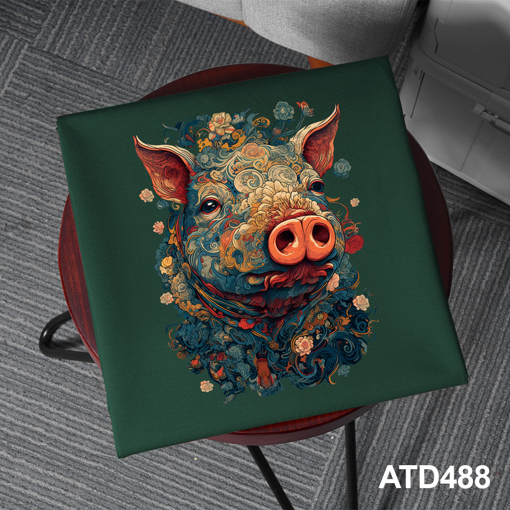 Áo thun nam form rộng 12 con giáp tuổi Hợi ( tuổi heo)ATD488 Miucho Iconic cotton cổ tròn in graphic_thumbnail_8