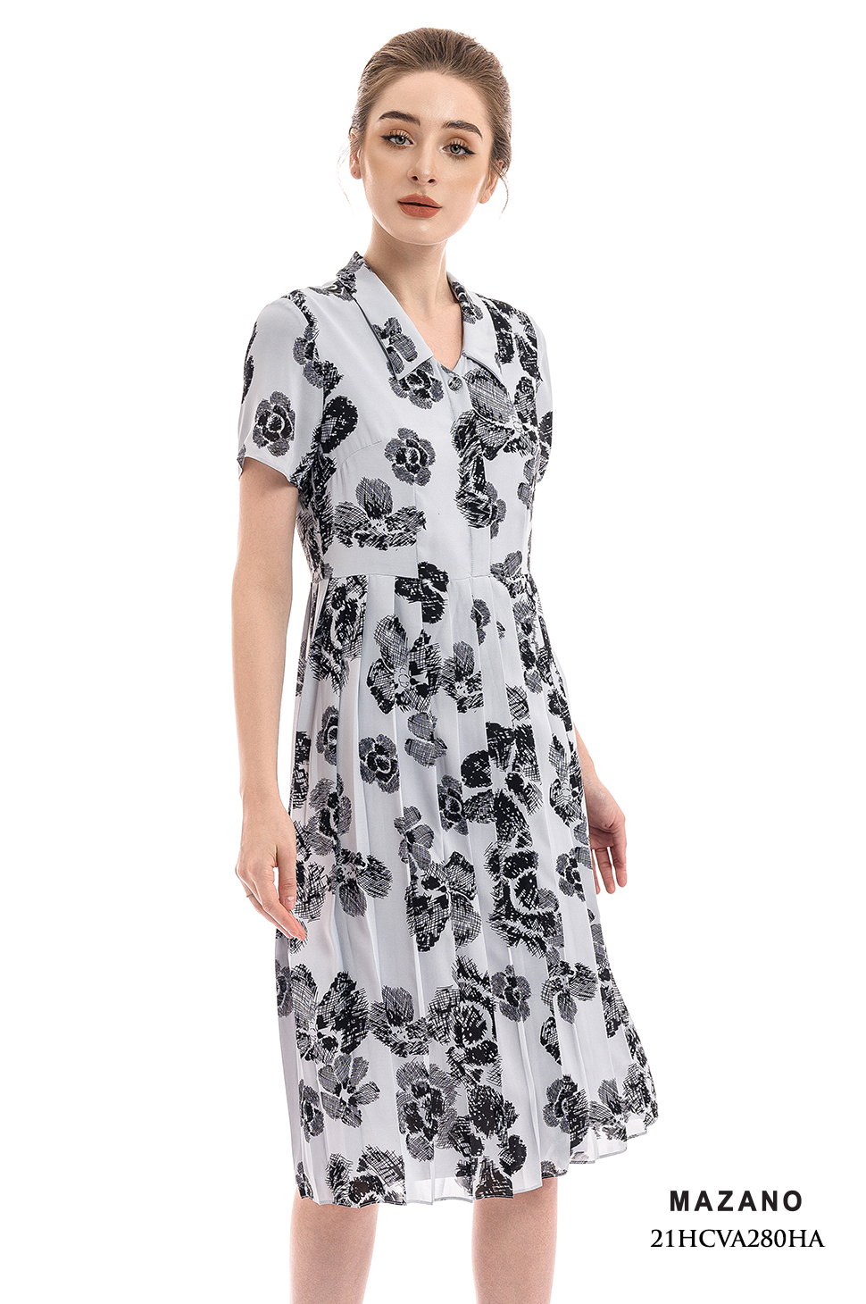 Đầm suông ghi đá họa tiết hoa dập ly_thumbnail_2