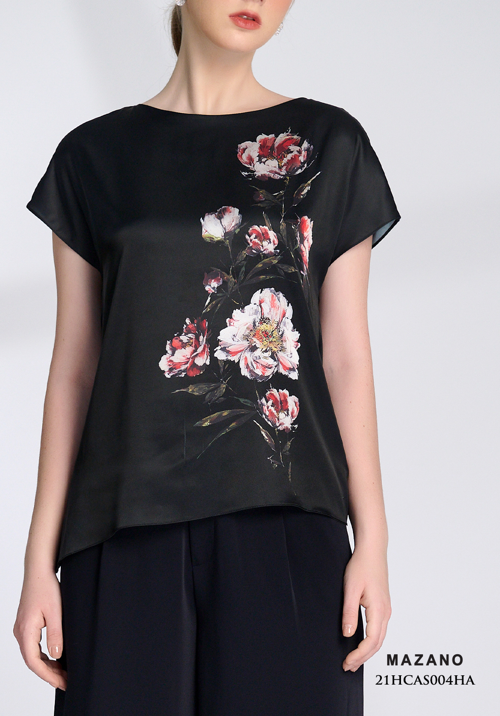 Áo lụa mullet nền đen họa tiết hoa mẫu đơn cổ điển_thumbnail_5