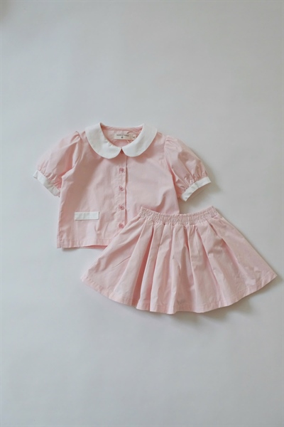 Pupil Cotton Set '25 (Áo Cổ Sen x Chân Váy)